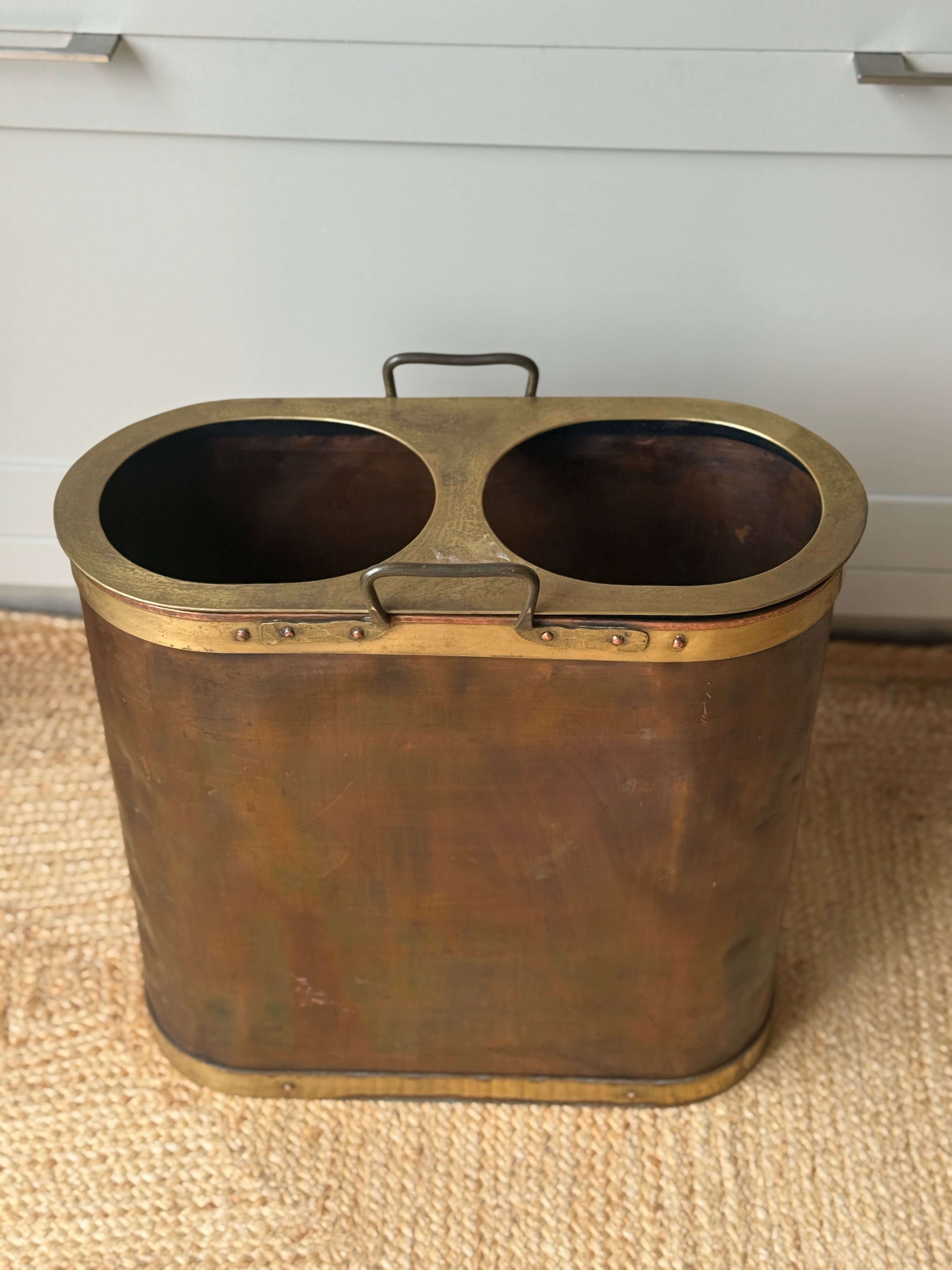 Belgium Copper and Brass Stick Stand