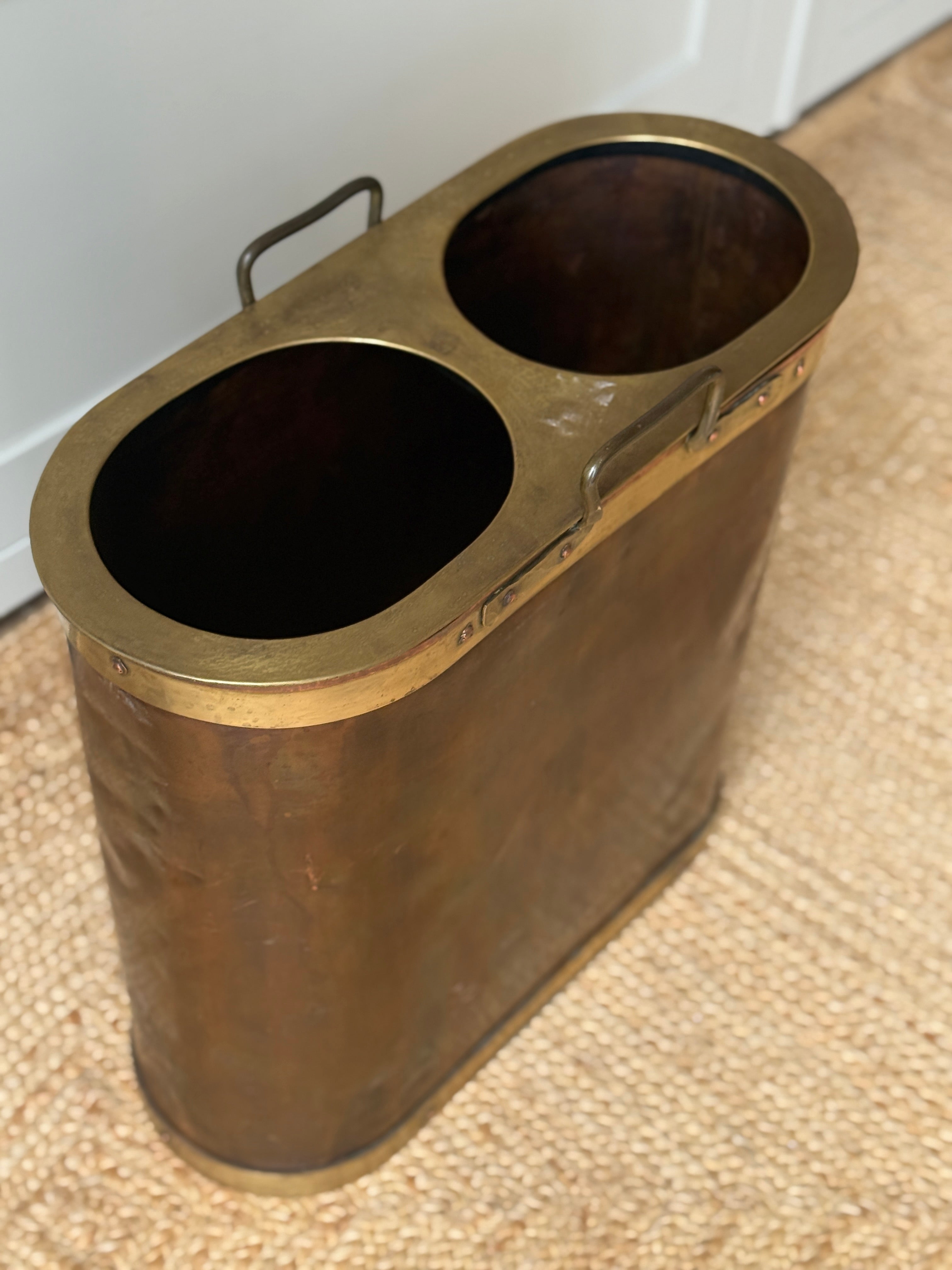 Belgium Copper and Brass Stick Stand