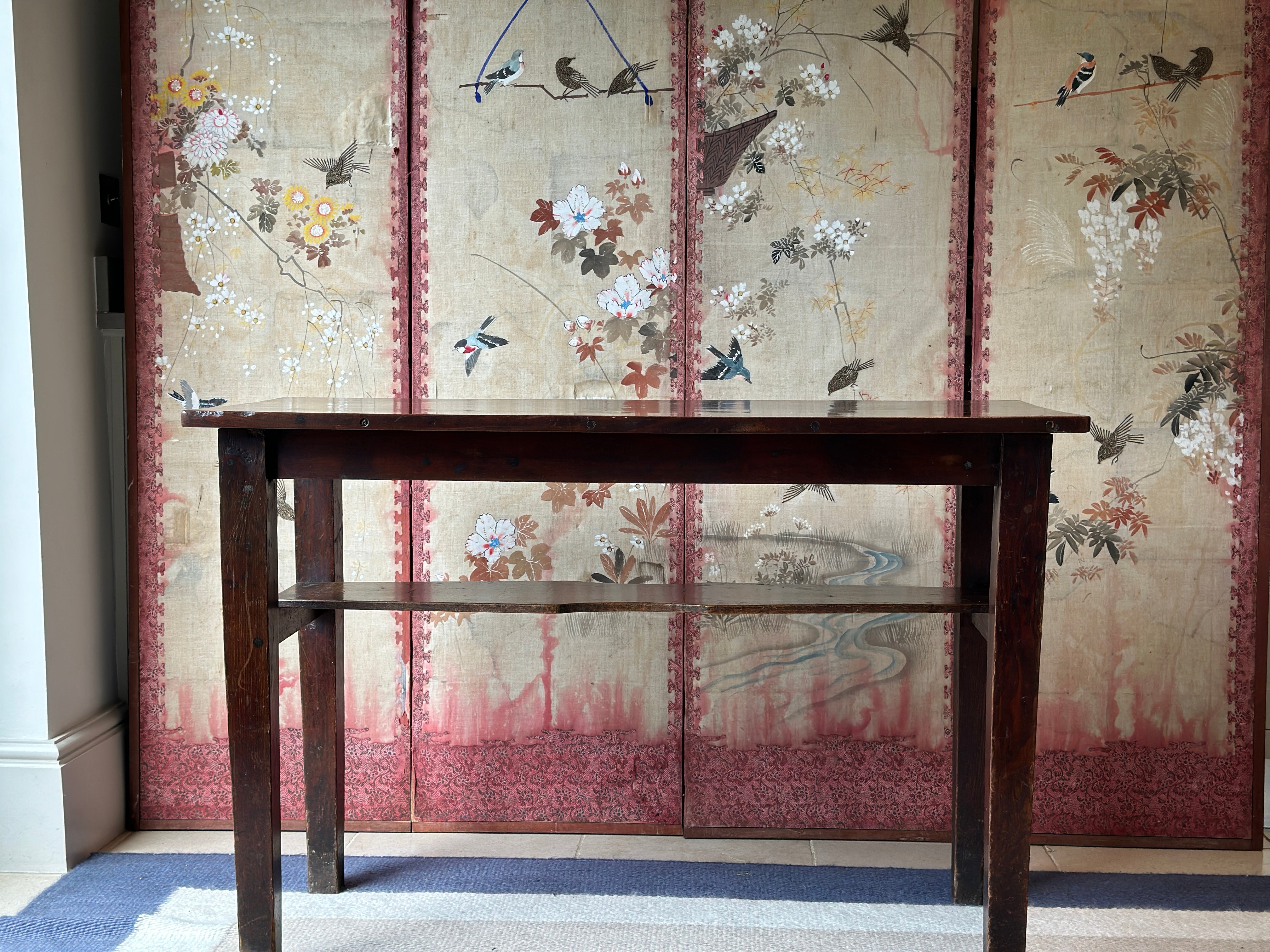 Striking Mahogany Console