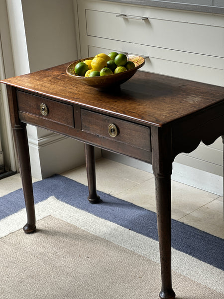 Oak Lowboy with lovely sides