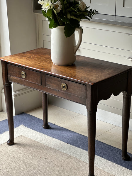 Oak Lowboy with lovely sides