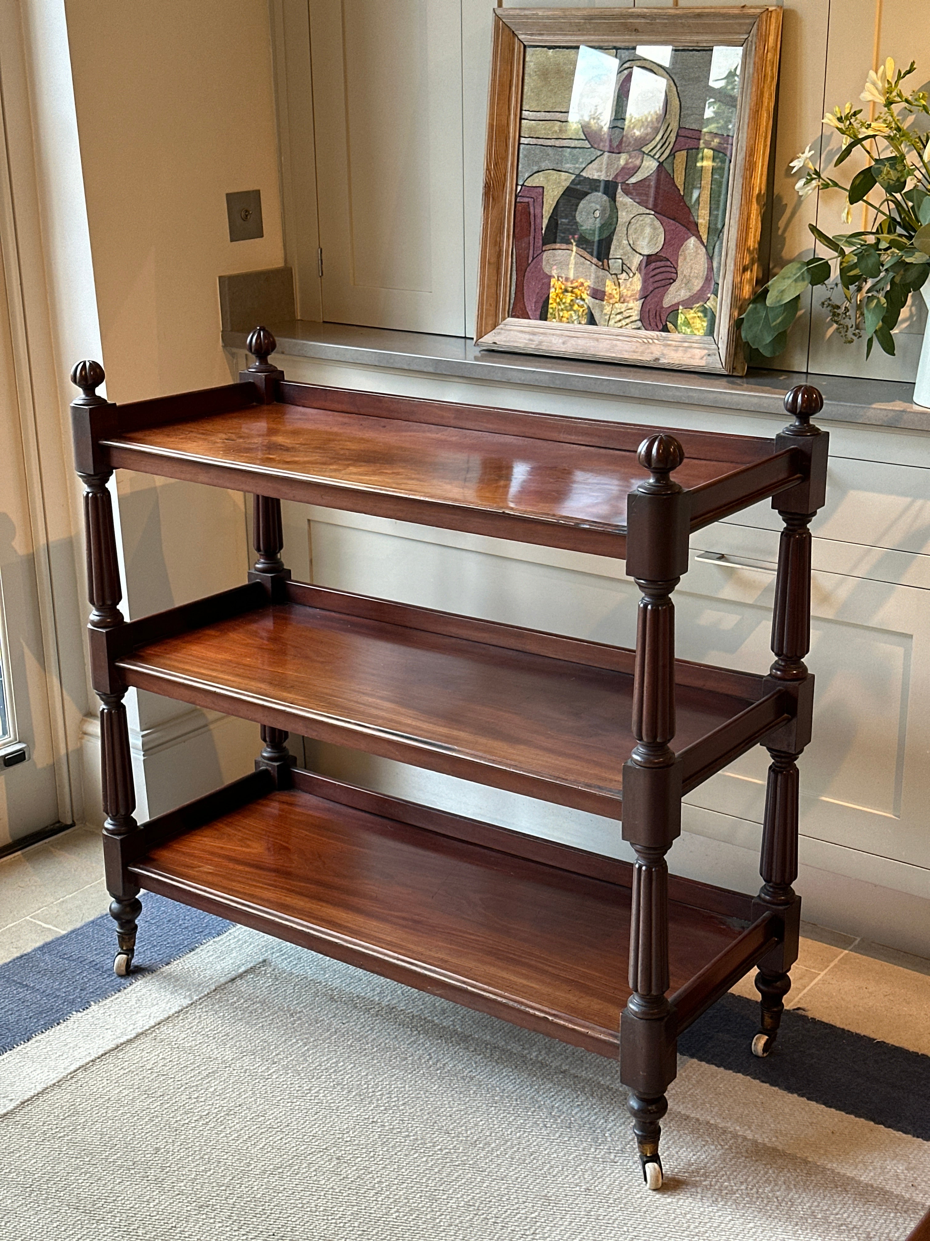 Smart Mahogany Buffet on Castors