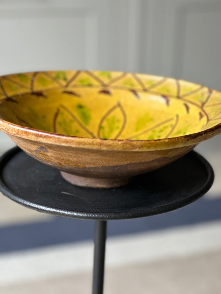 Spanish Glazed Terracotta Bowl