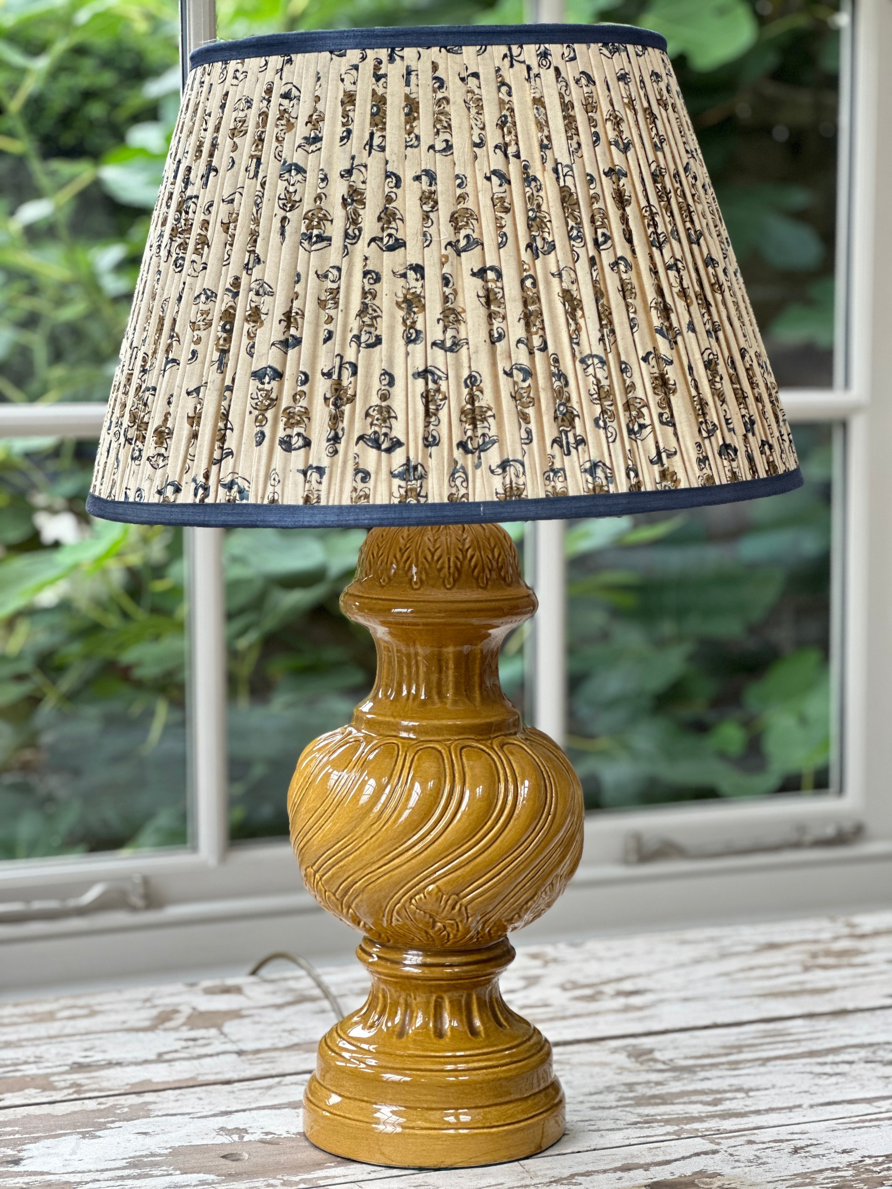 Pair of Decorative Glazed Ceramic Table lamps