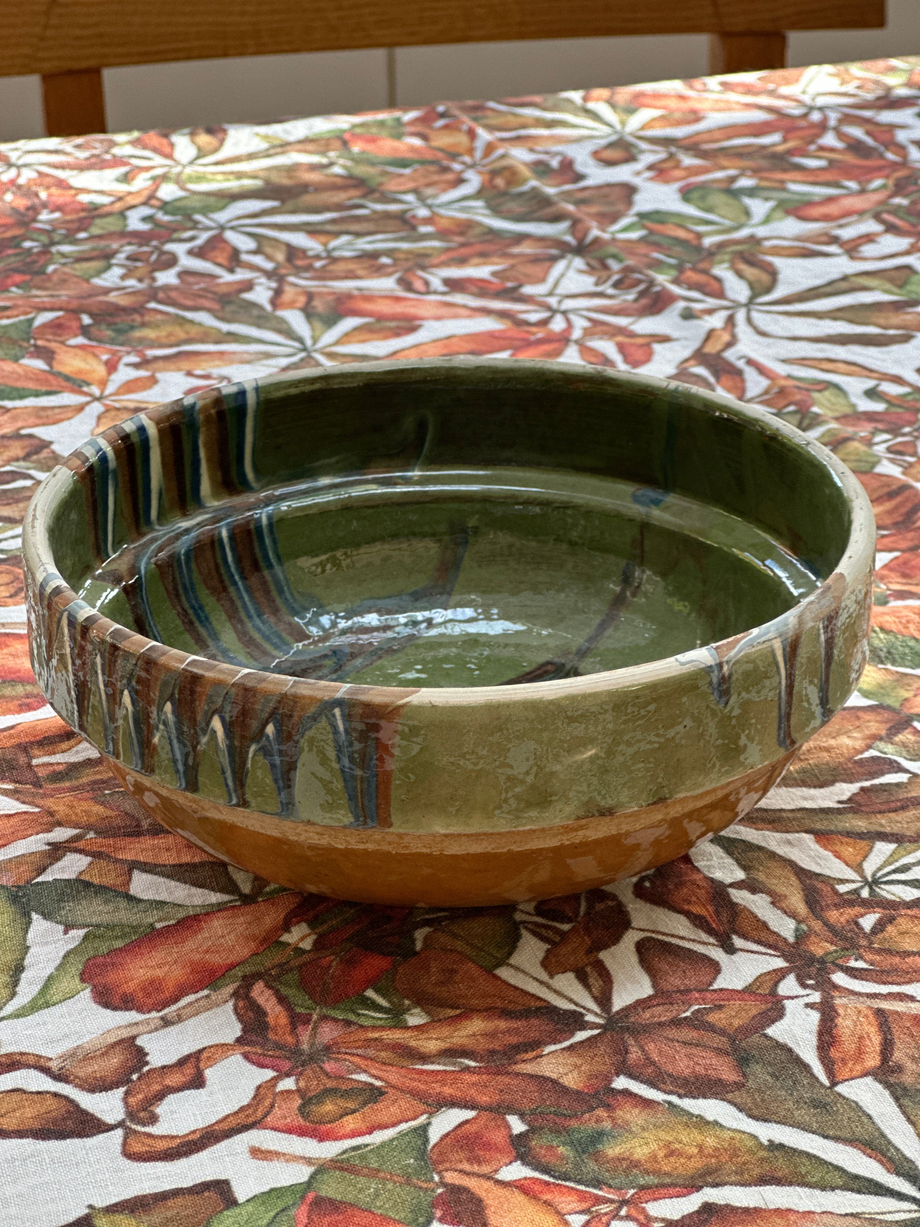 Romanian Terracotta Slipware Bowls Small 16cm