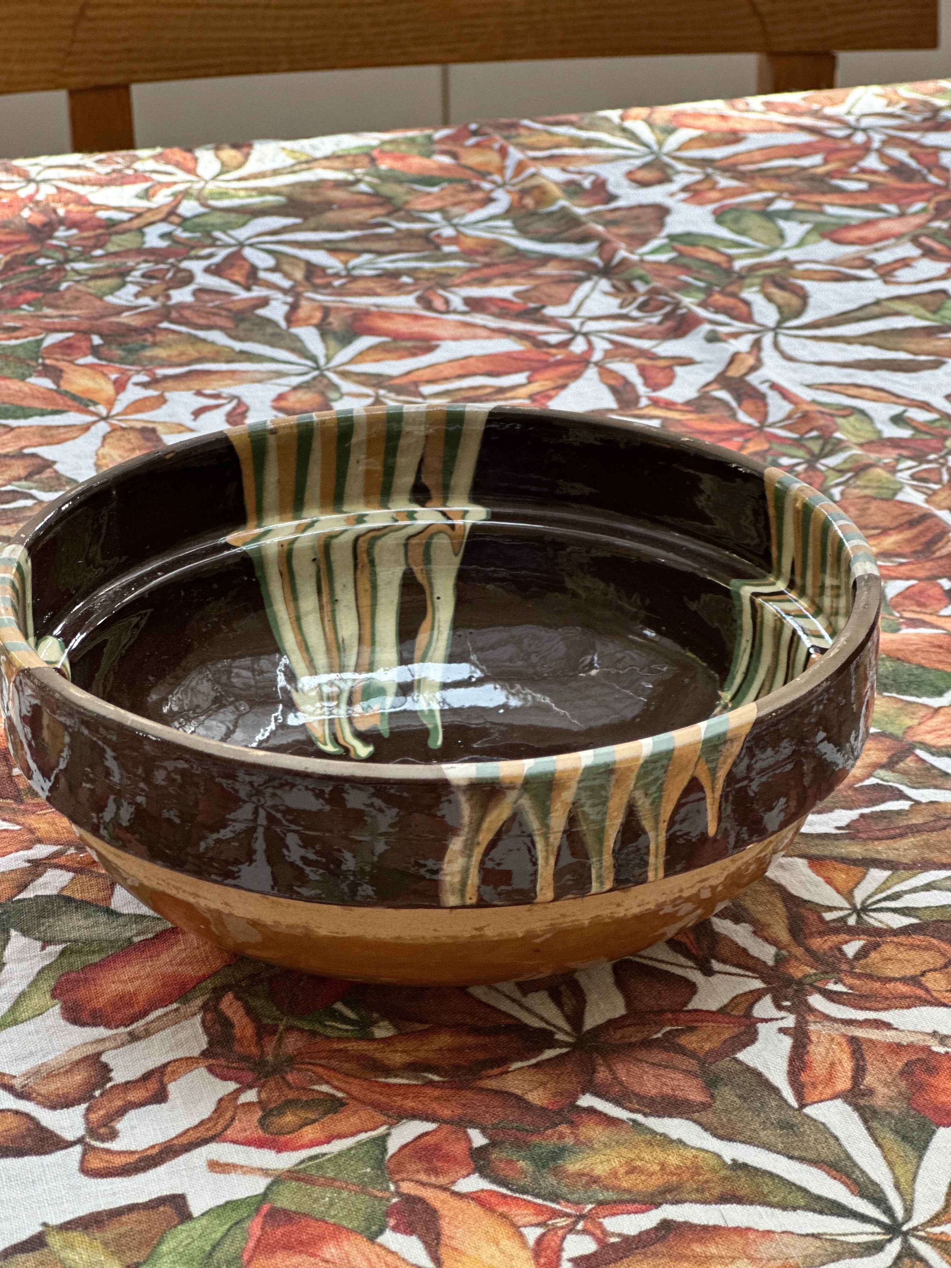 Romanian Terracotta Slipware Bowls Small 16cm