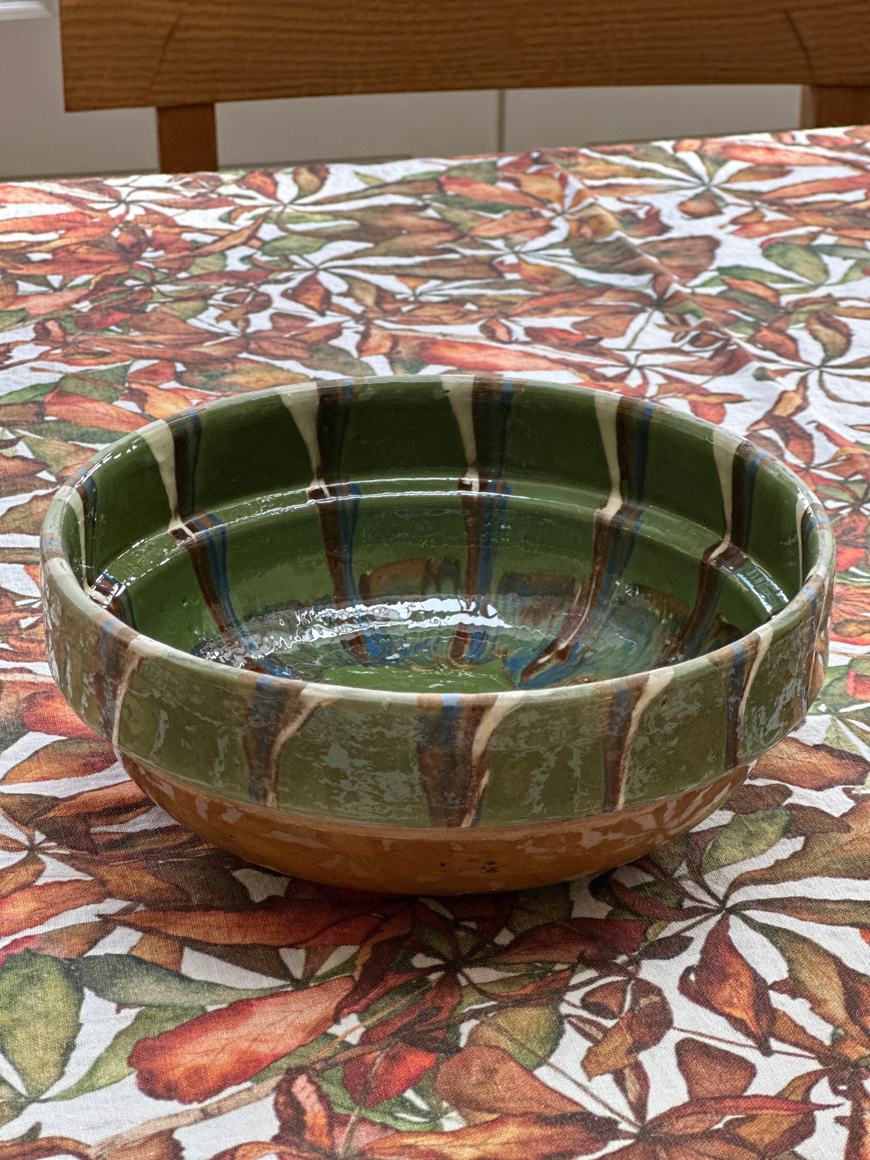 Romanian Terracotta Slipware Bowls Small 16cm