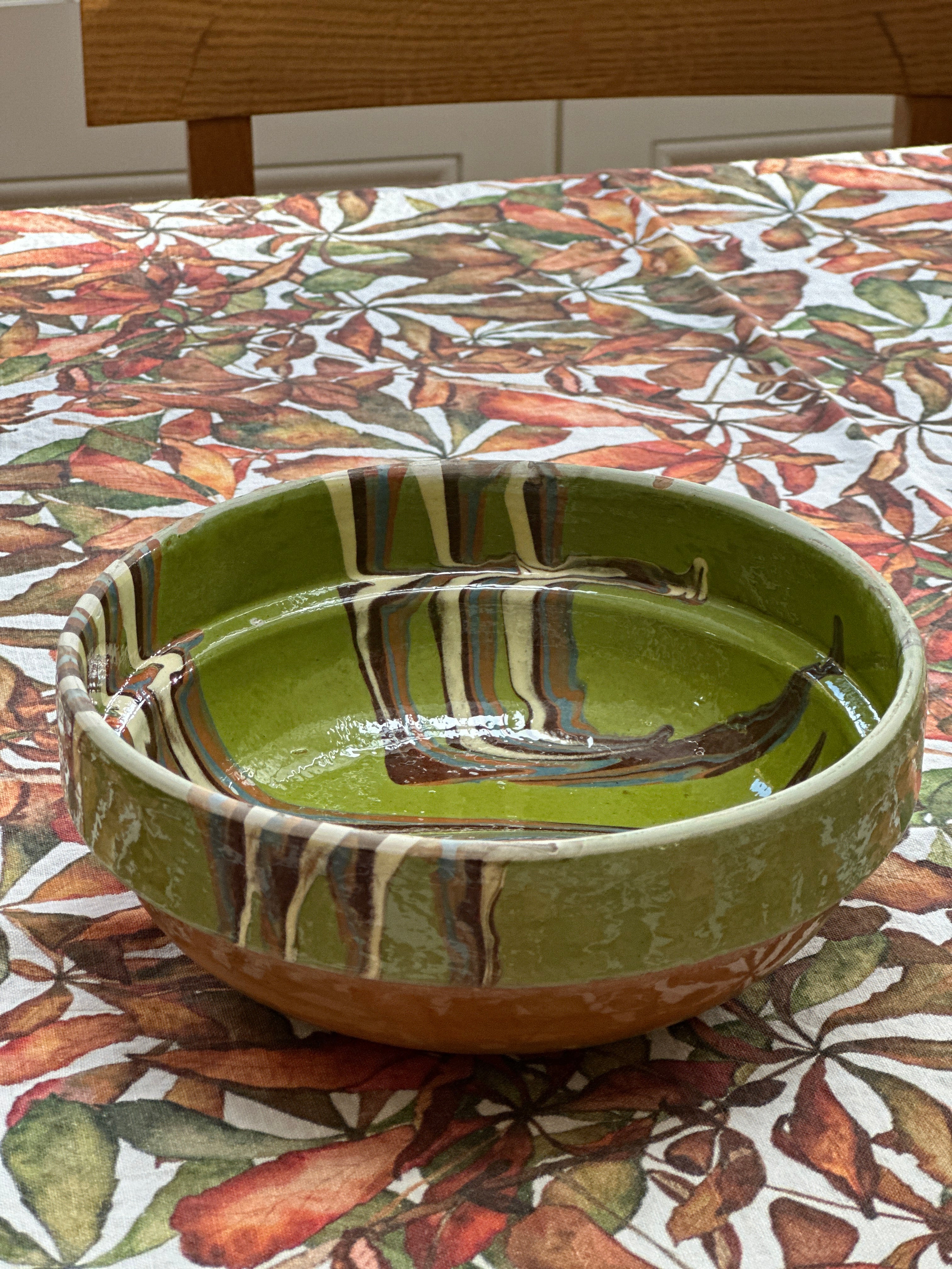 Romanian Terracotta Slipware Bowls Small 16cm