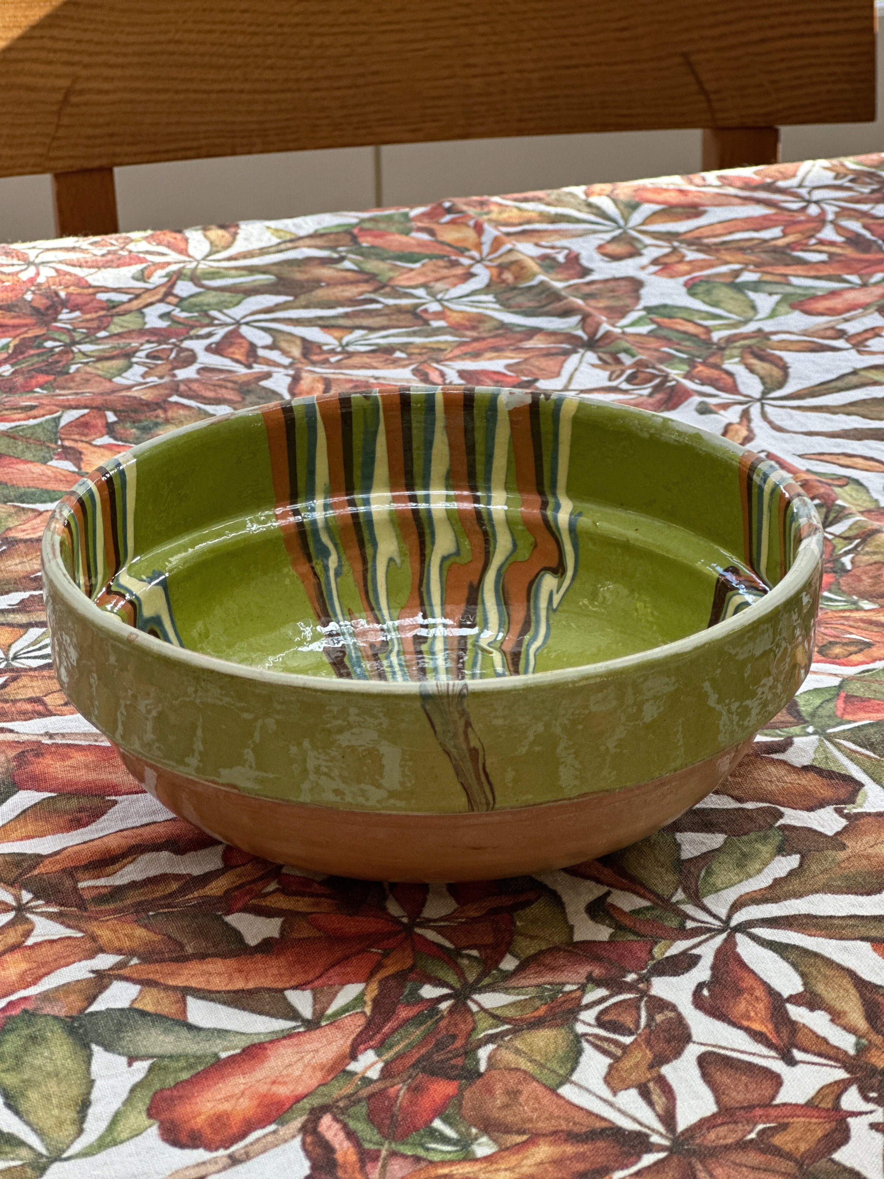 Romanian Terracotta Slipware Bowls Small 16cm