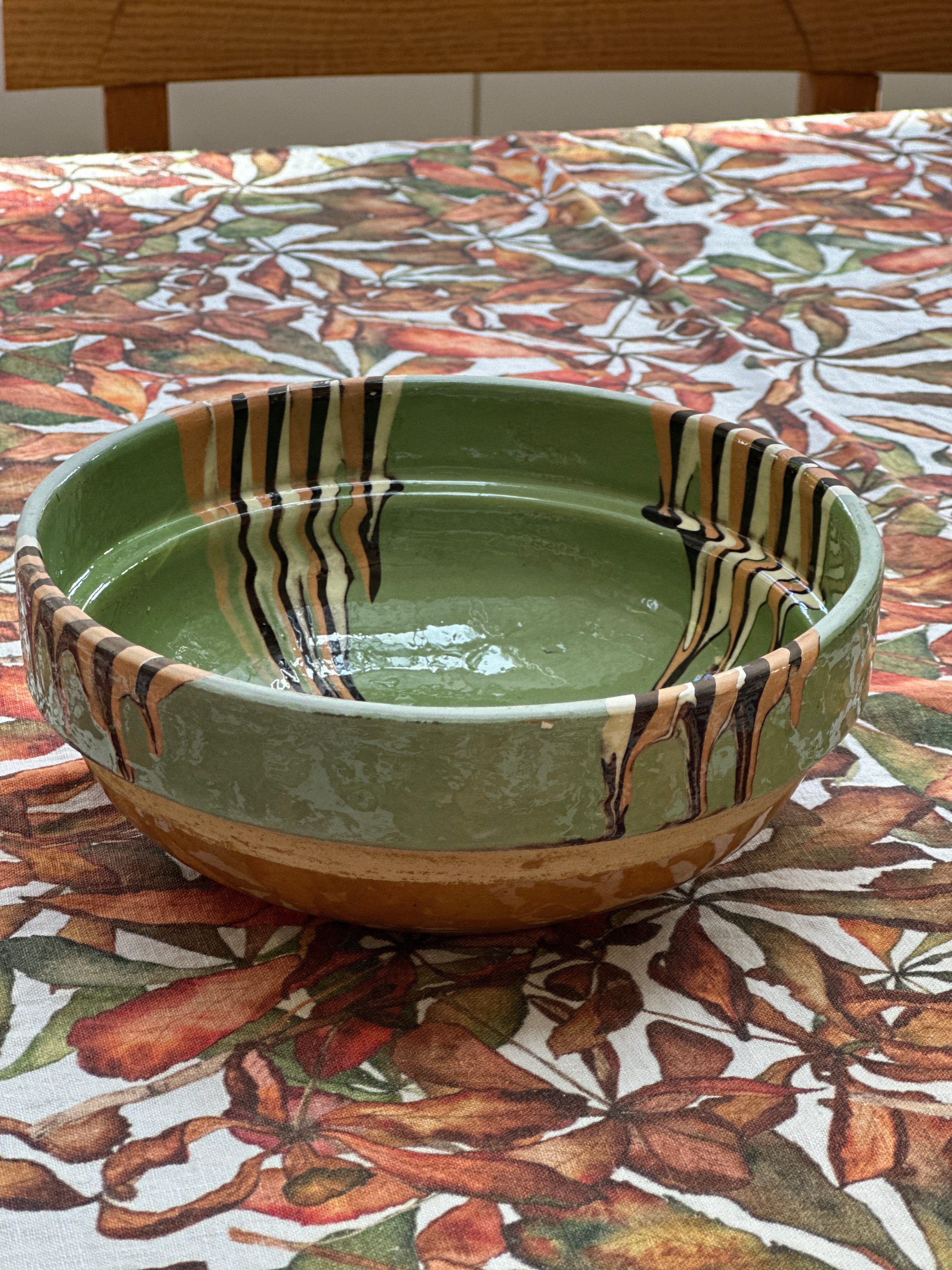 Romanian Terracotta Slipware Bowls Small 16cm