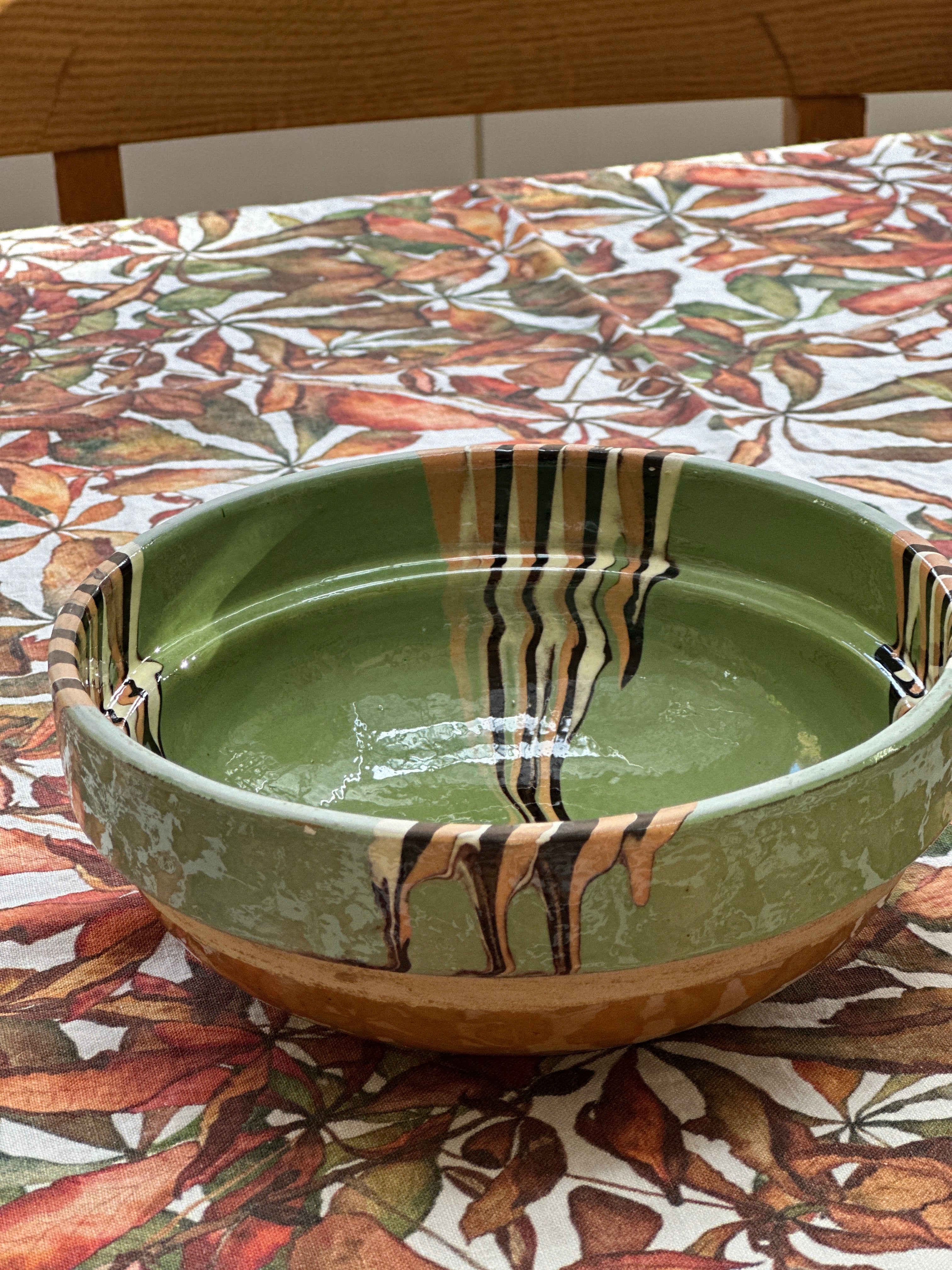 Romanian Terracotta Slipware Bowls Small 16cm