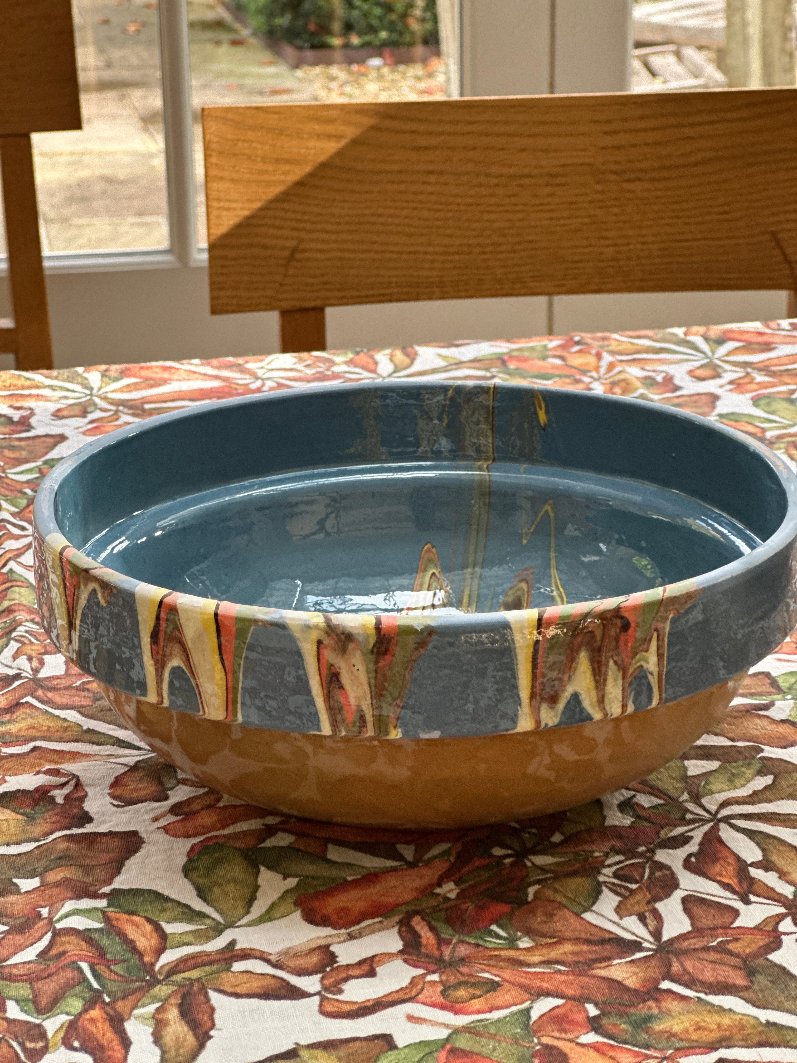 Romanian Terracotta Slipware Bowls Small 16cm