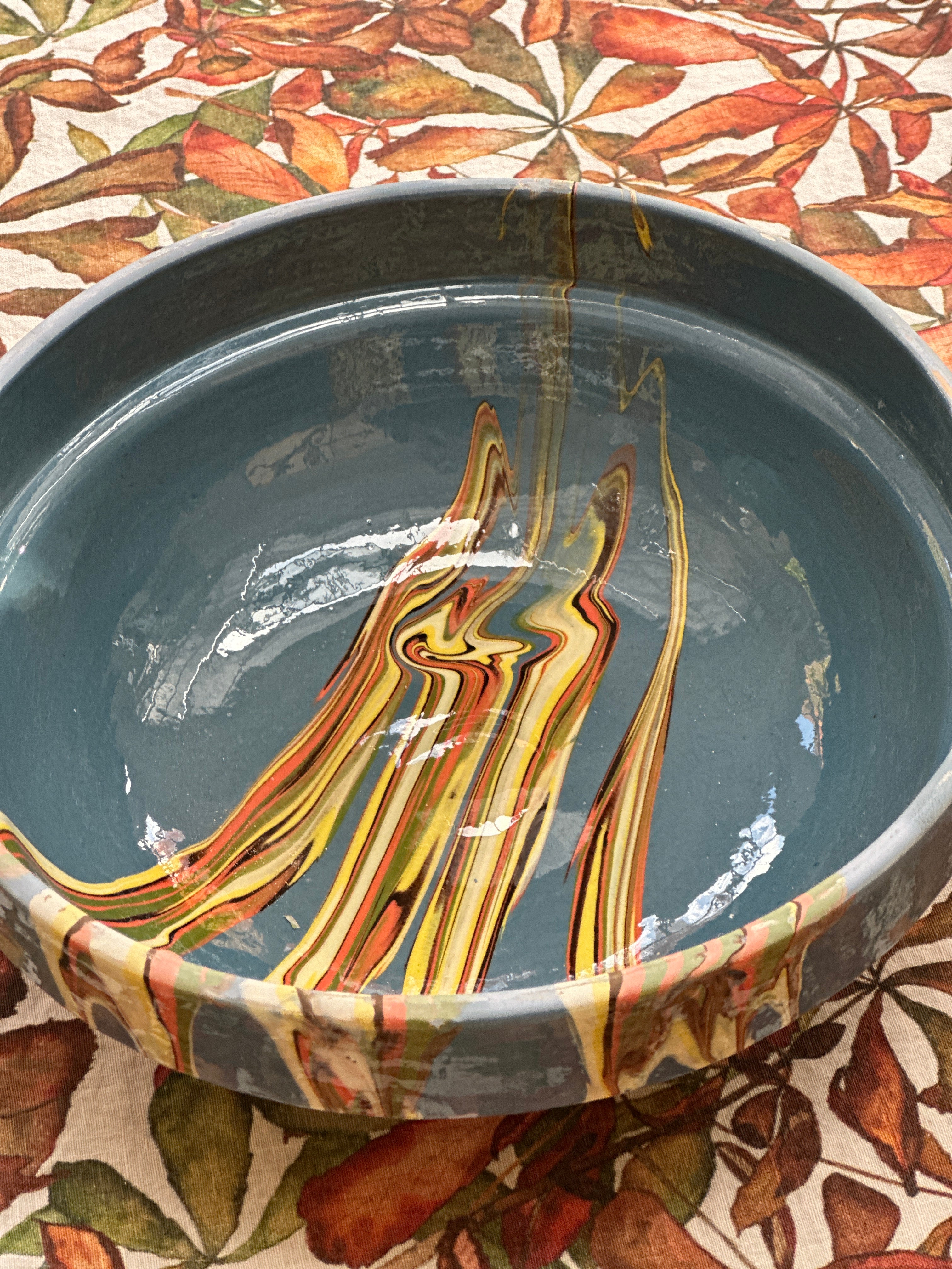 Romanian Terracotta Slipware Bowls Small 16cm