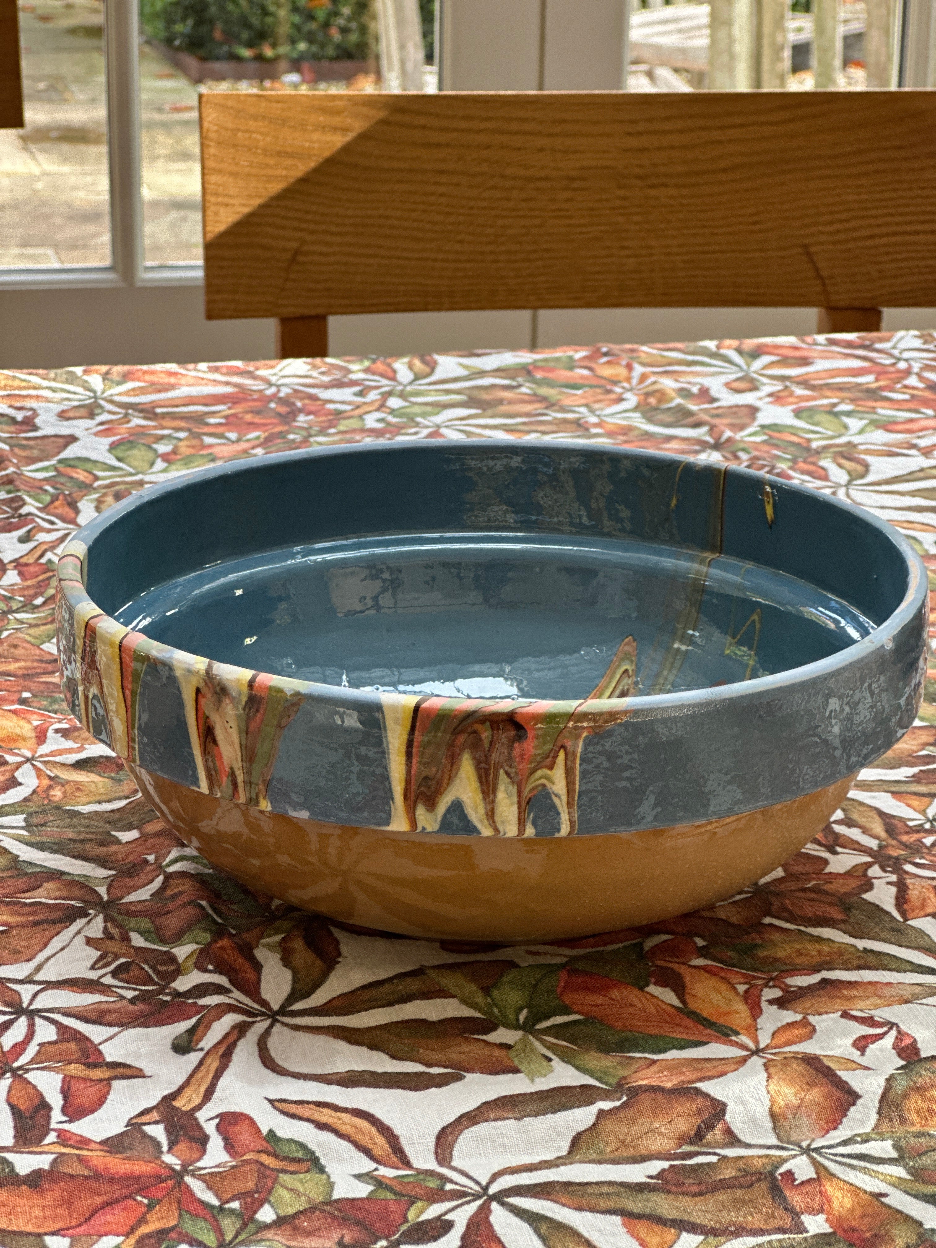 Romanian Terracotta Slipware Bowls Small 16cm