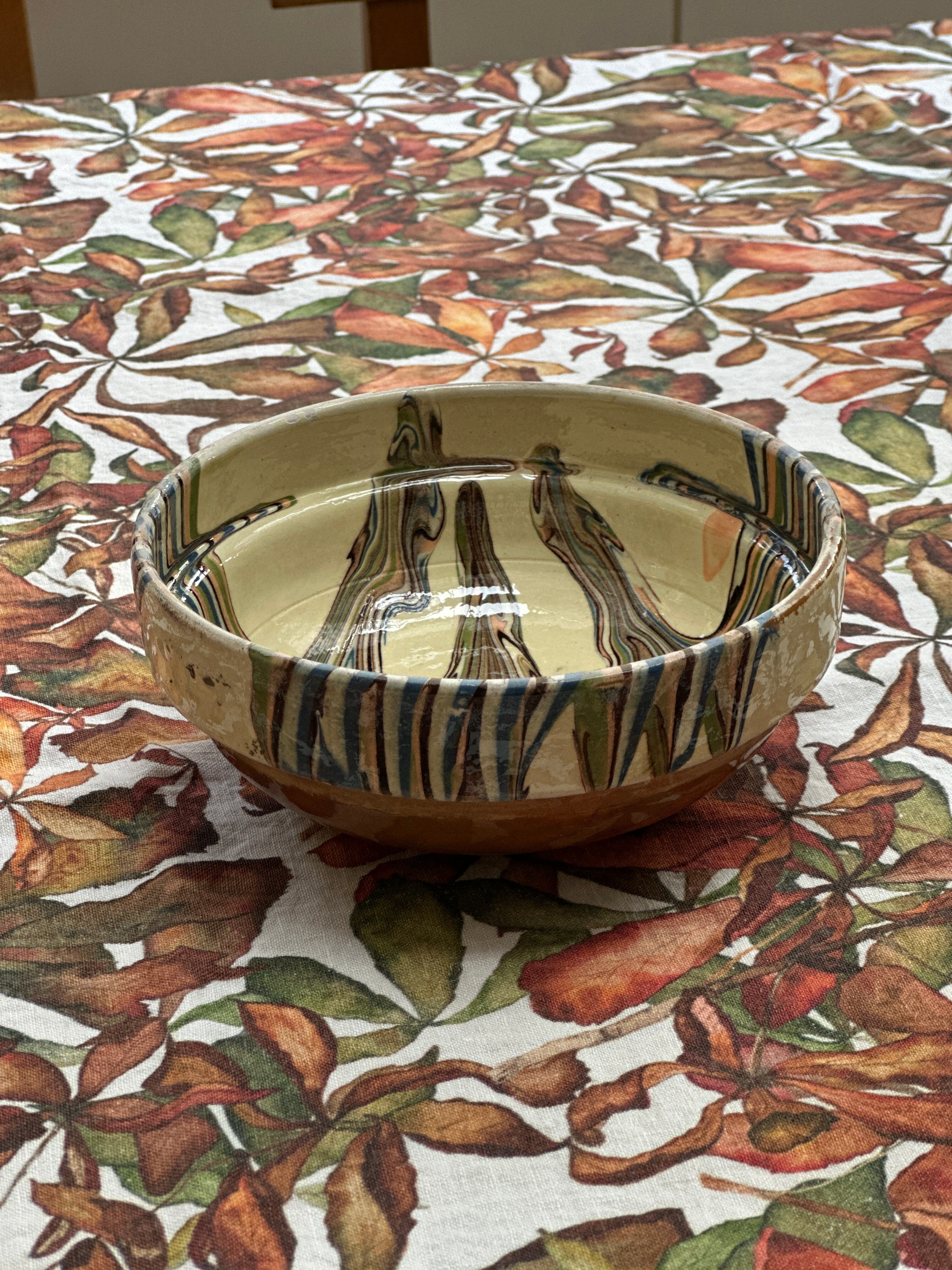 Romanian Terracotta Slipware Bowls Small 16cm