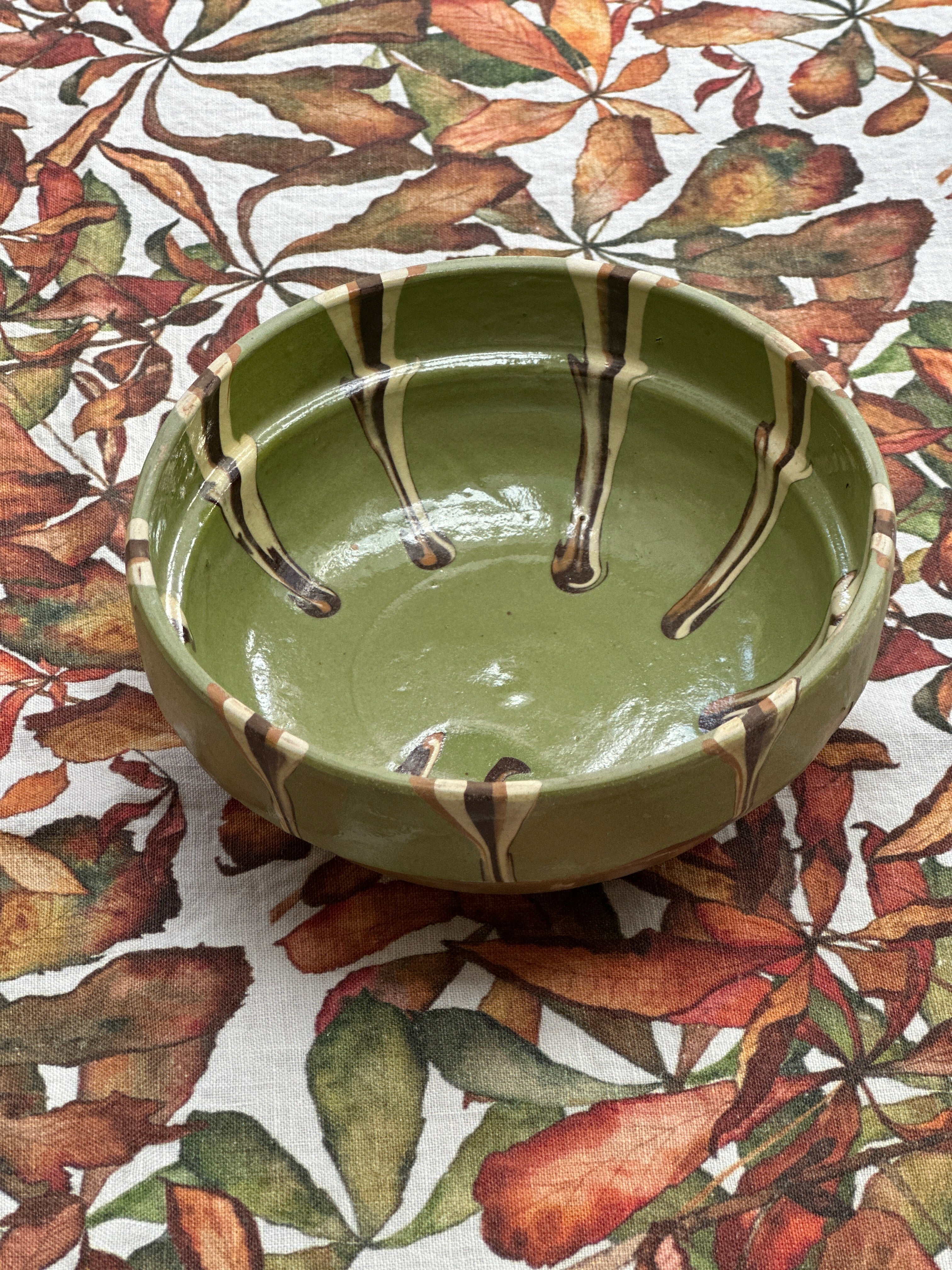 Romanian Terracotta Slipware Bowls Small 16cm