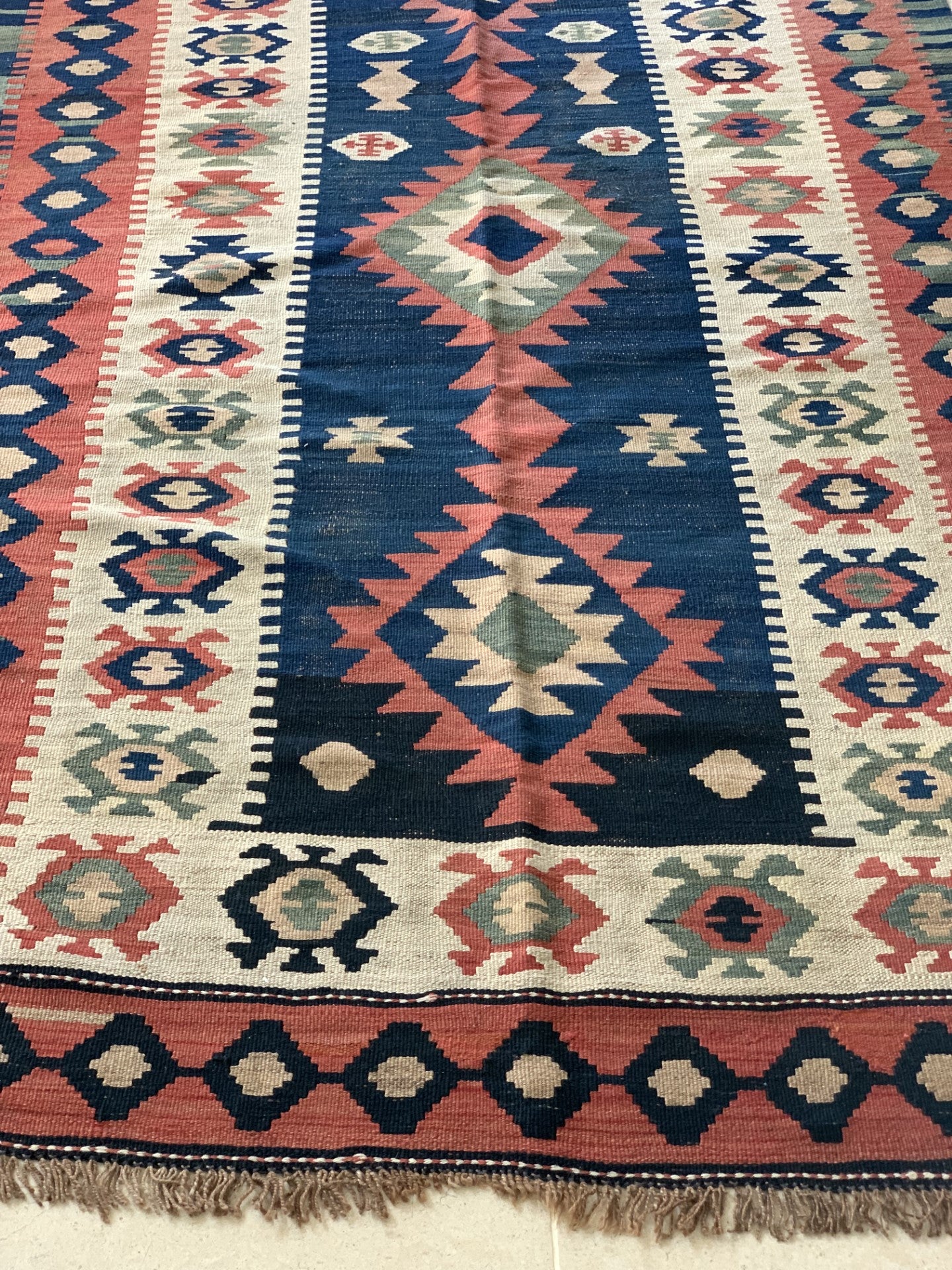 Vintage Large Kazak Rug