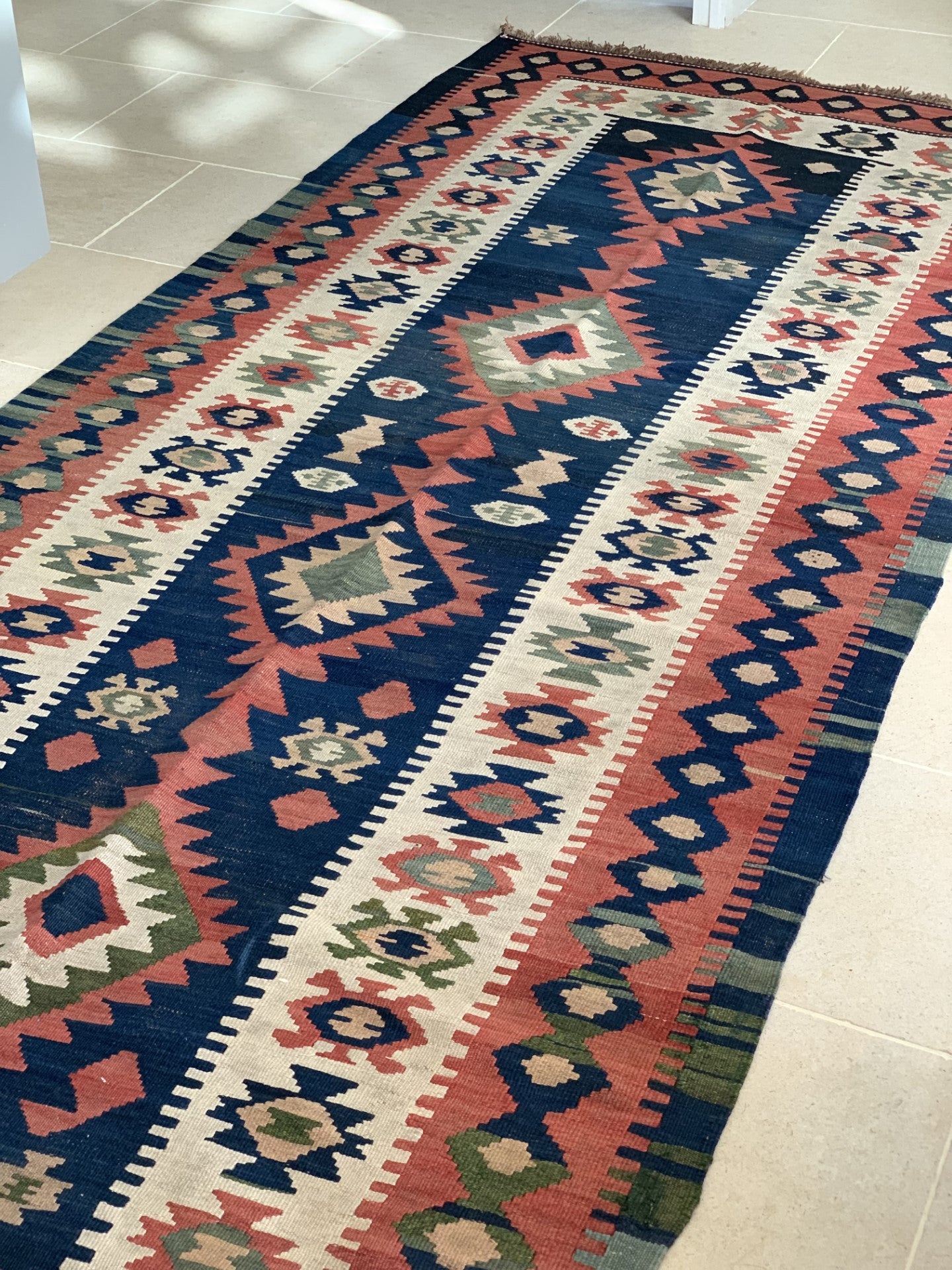 Vintage Large Kazak Rug