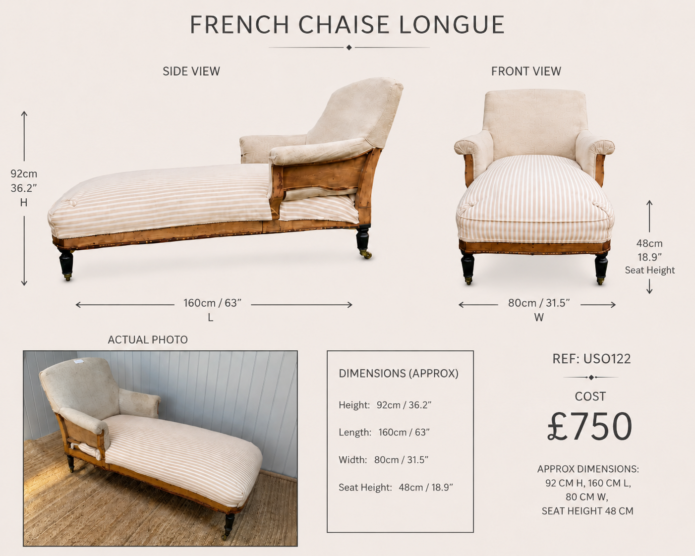 Chaise Longue — specification