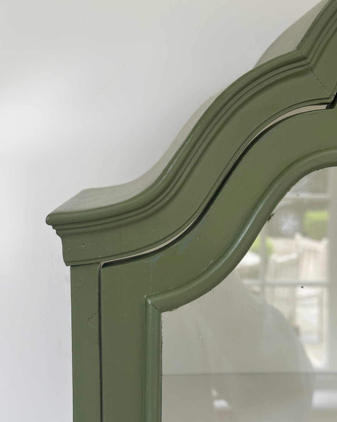 Small Astral Glazed Painted Wall Cabinet