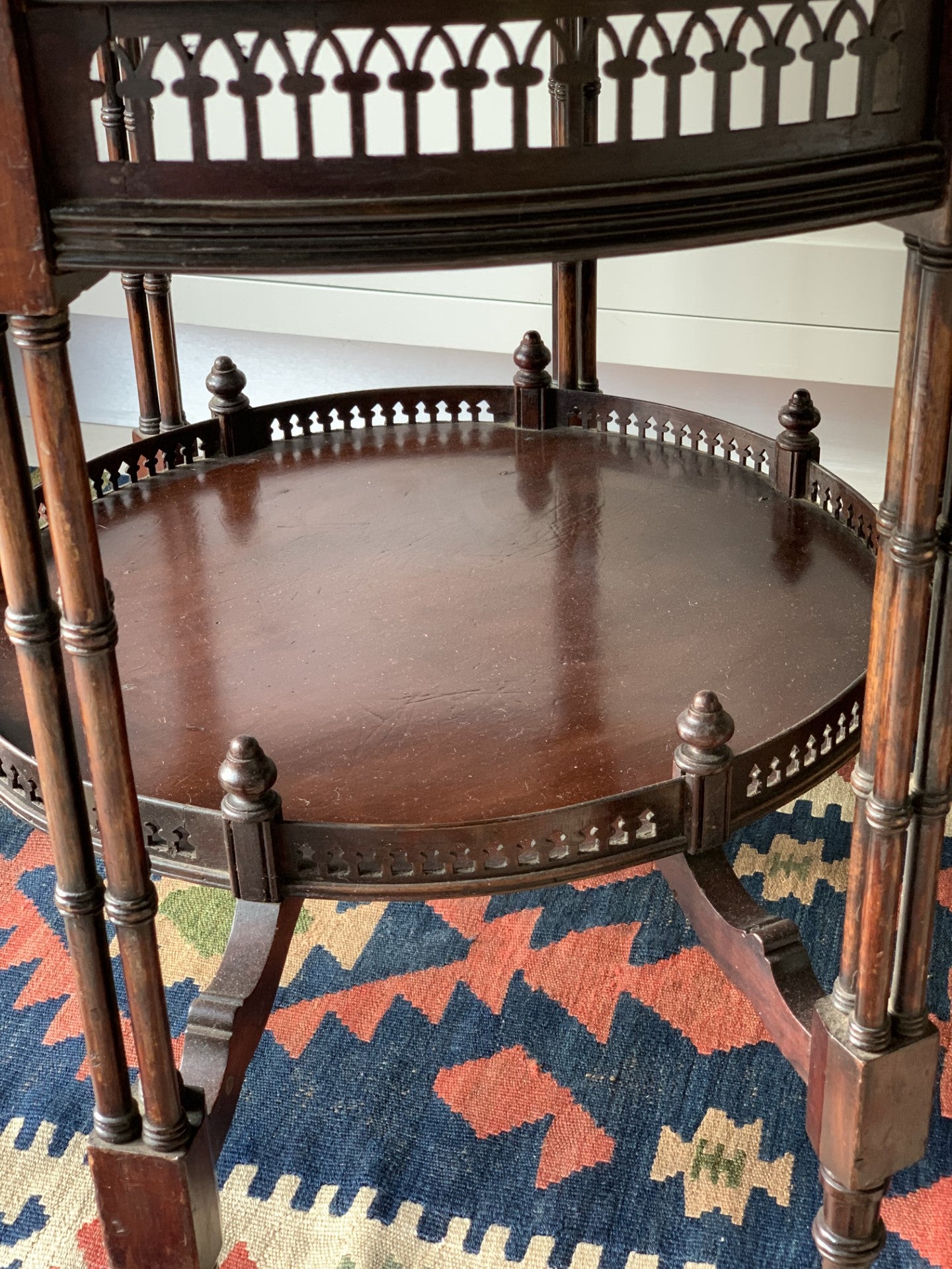 Large Attractive 19th Century Fretwork Centre Table