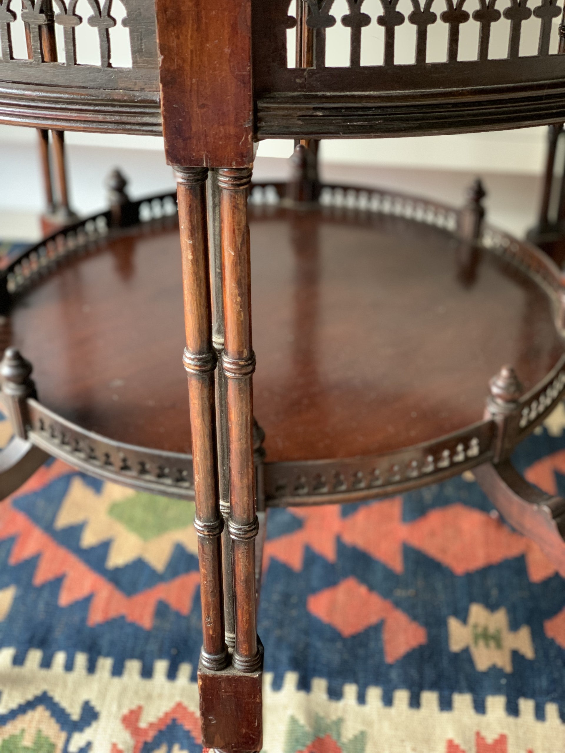 Large Attractive 19th Century Fretwork Centre Table