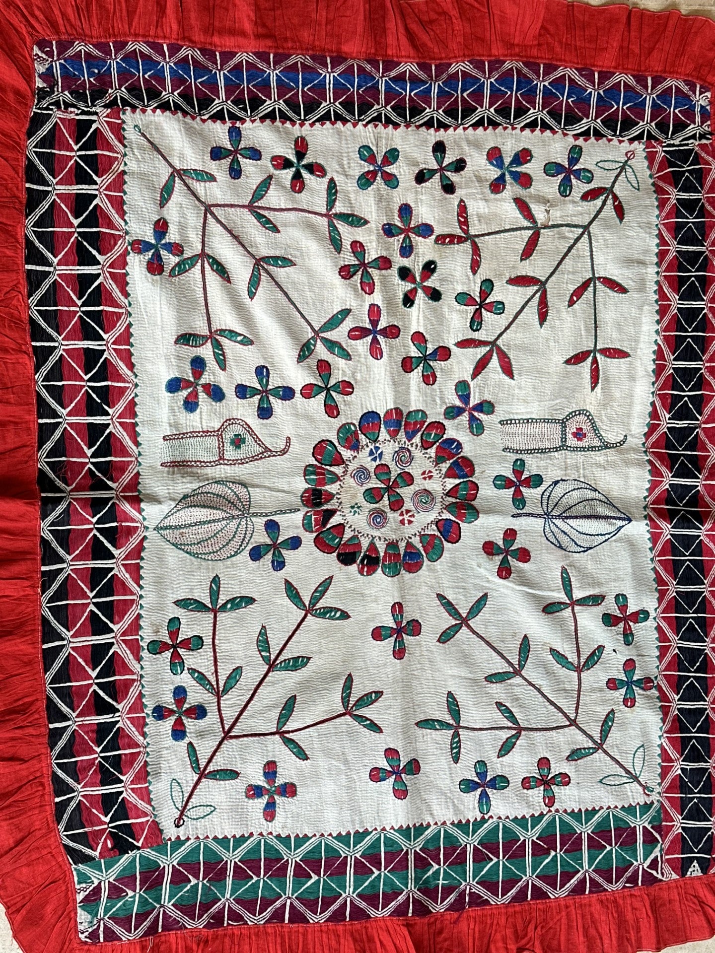 Antique Textile Wall Hanging