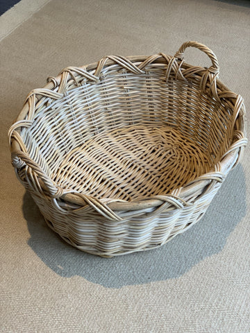 Large Round Handled Laundry Basket