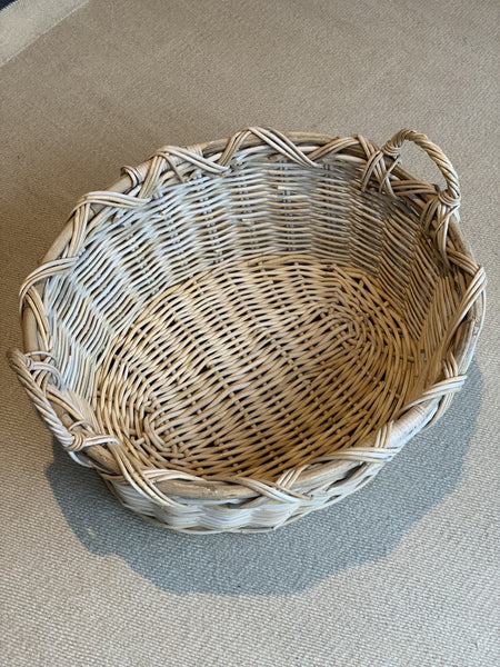 Large Round Handled Laundry Basket