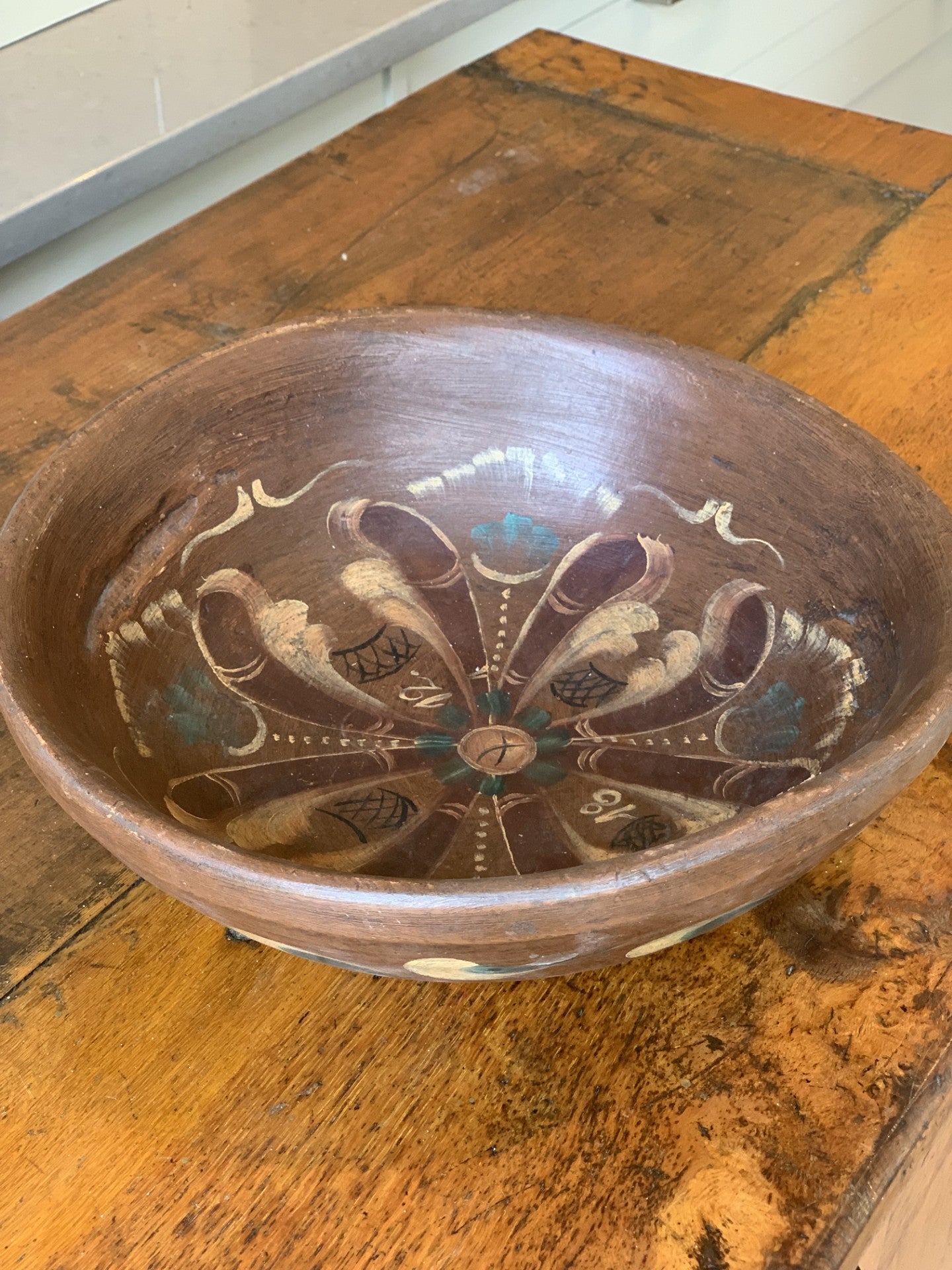 Charming Swedish Wooden Bowl