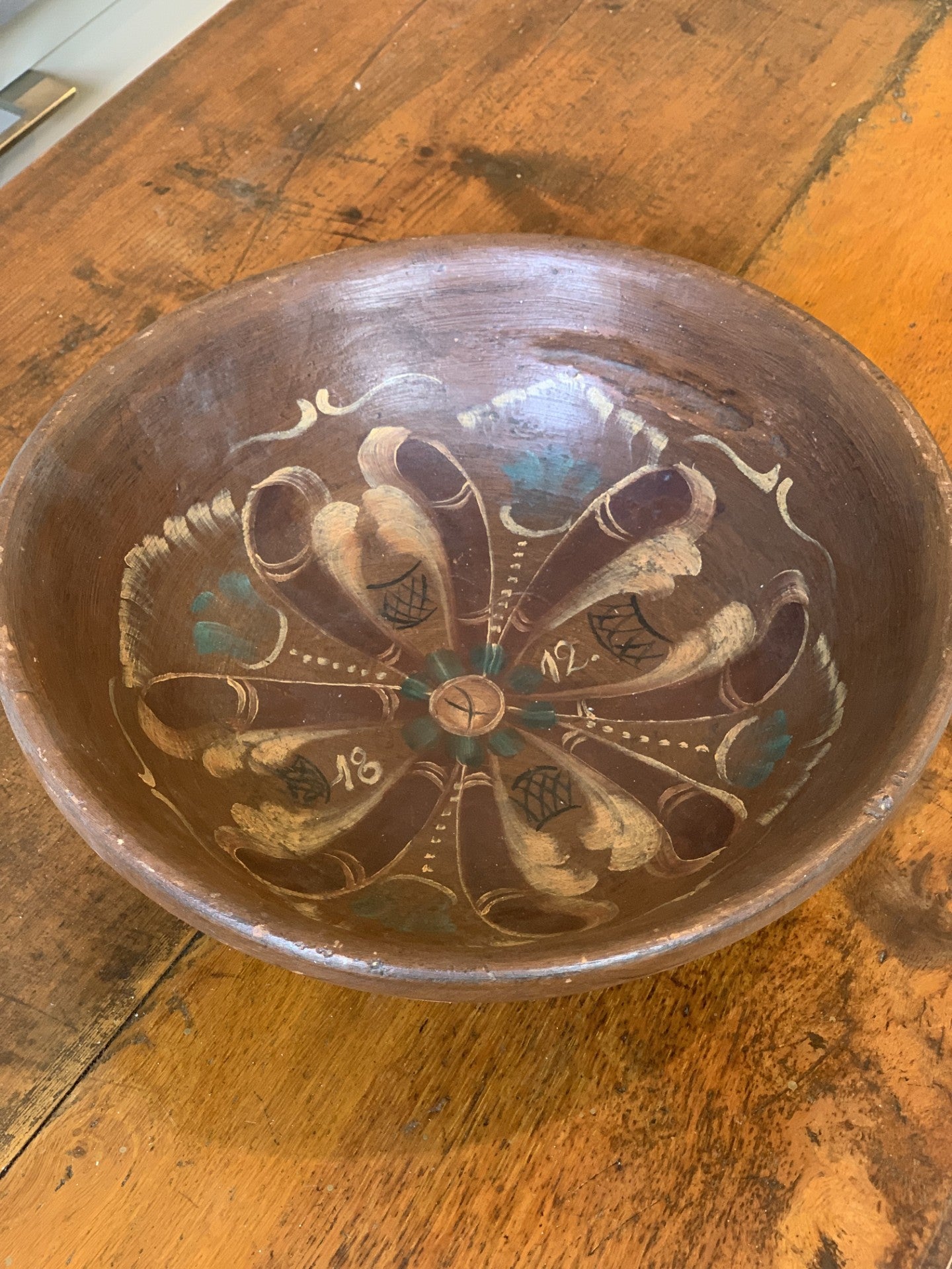 Charming Swedish Wooden Bowl