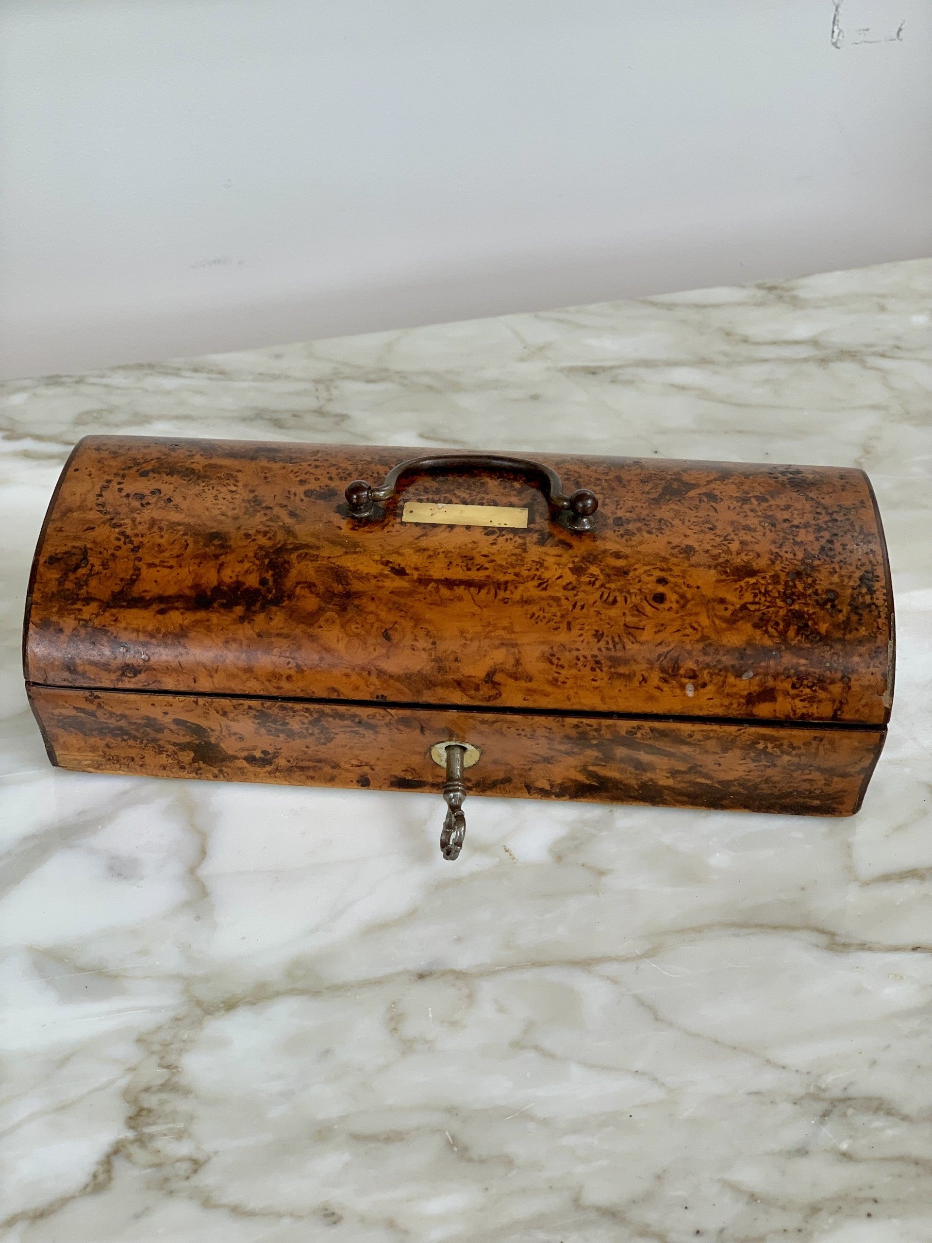 Small Rectangular Mulberry Box with key