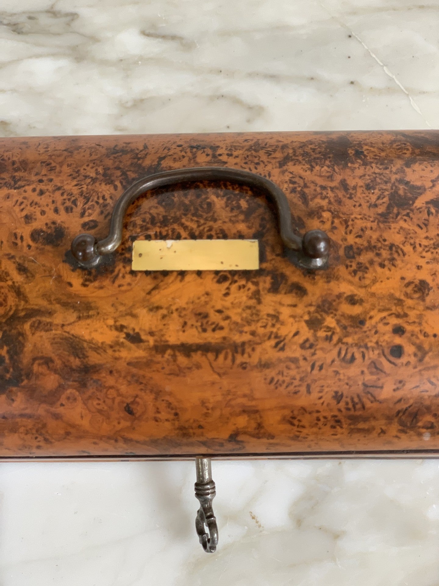 Small Rectangular Mulberry Box with key