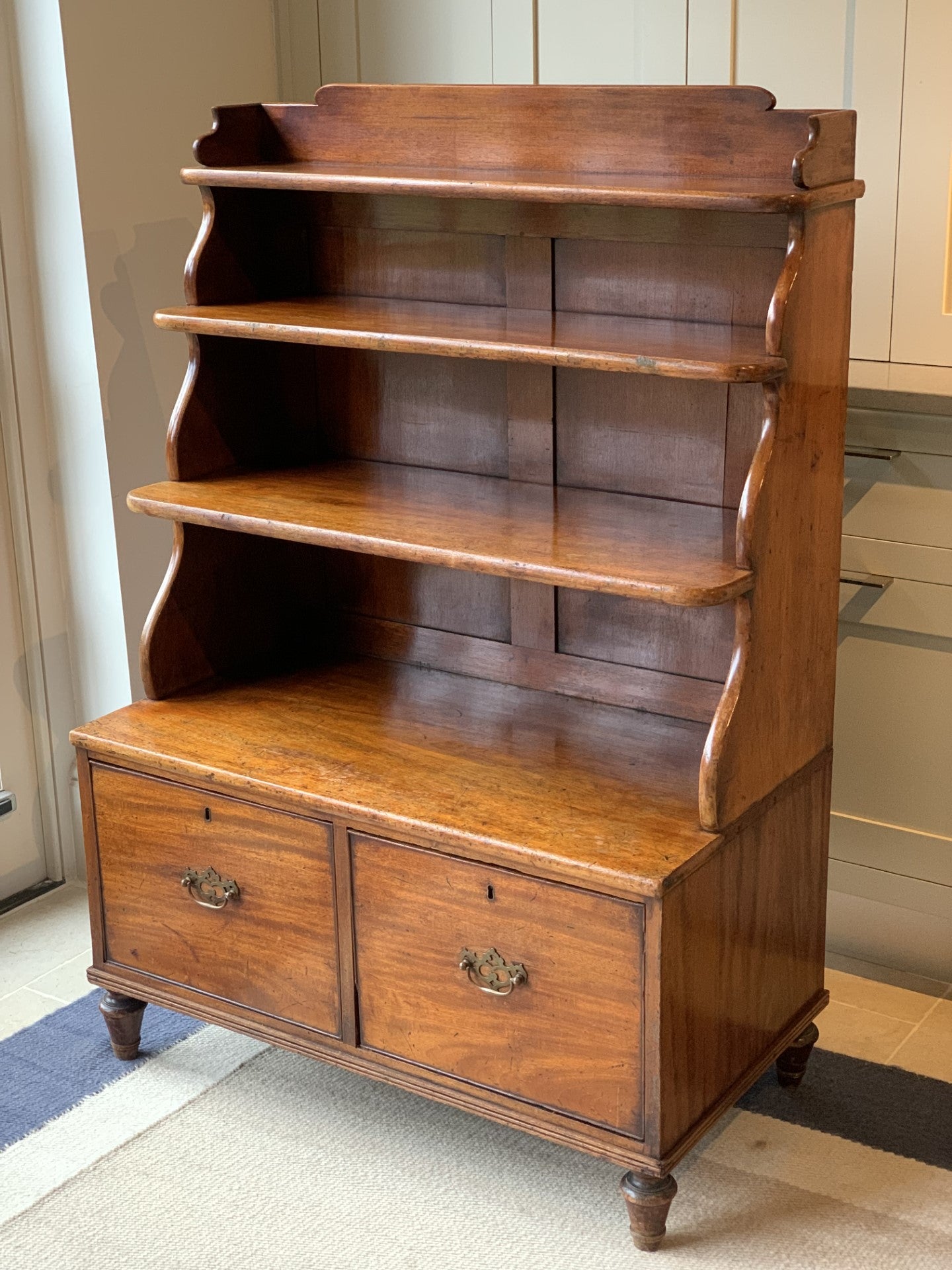 Waterfall Shelf Cabinet