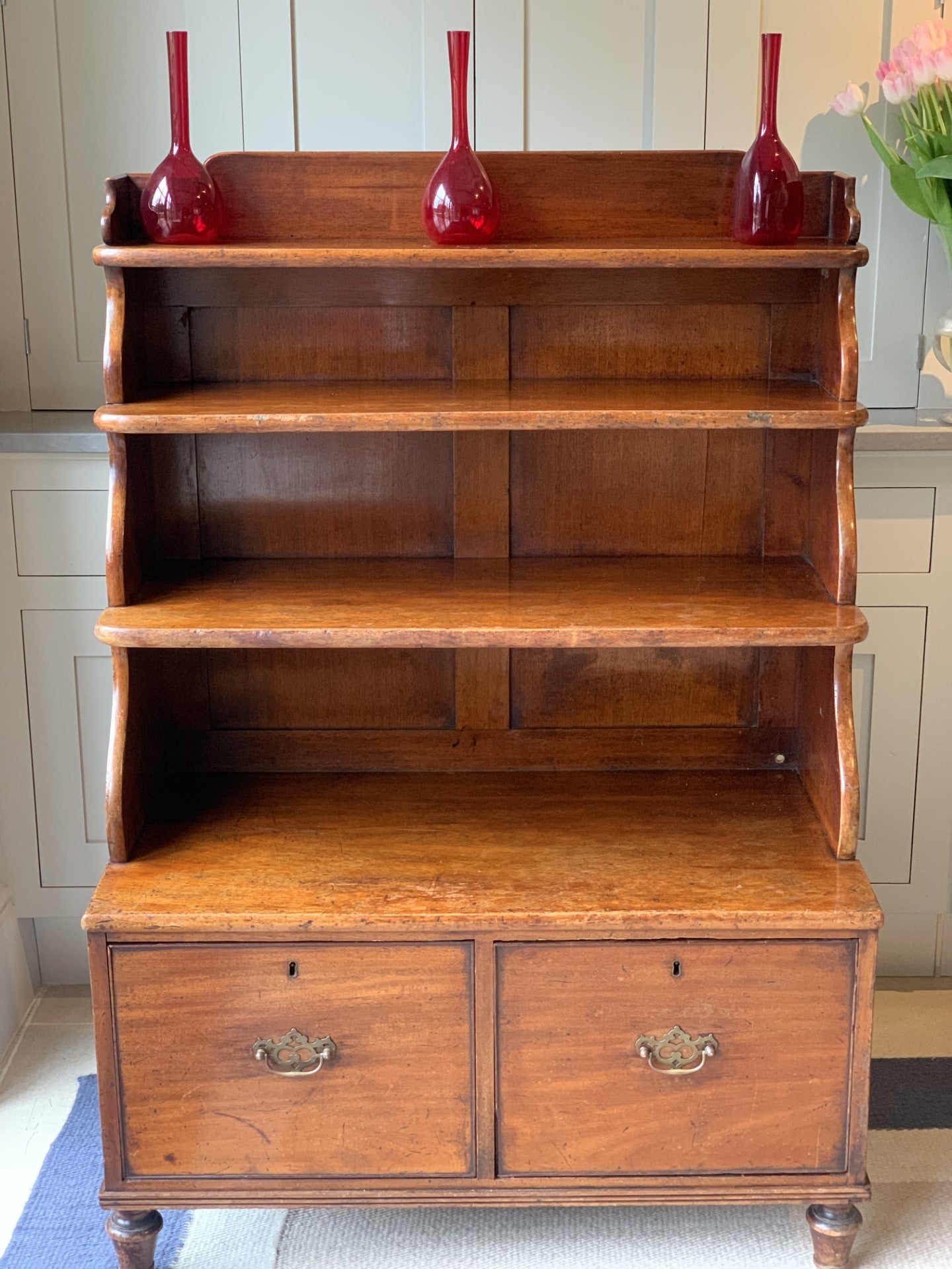 Waterfall Shelf Cabinet