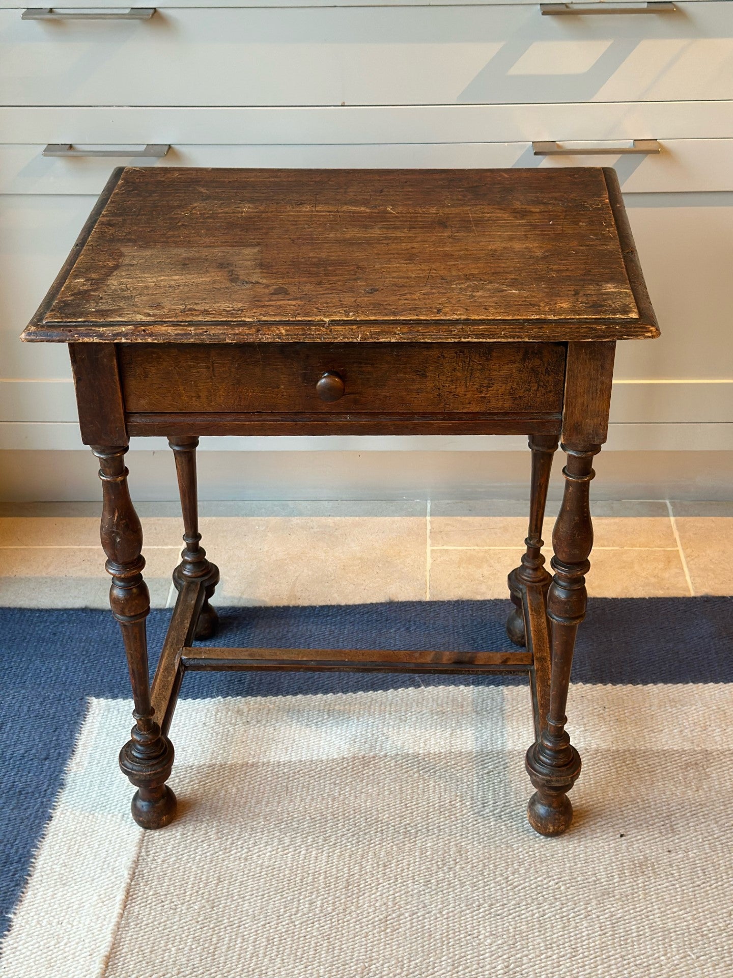 French Oak Side Table