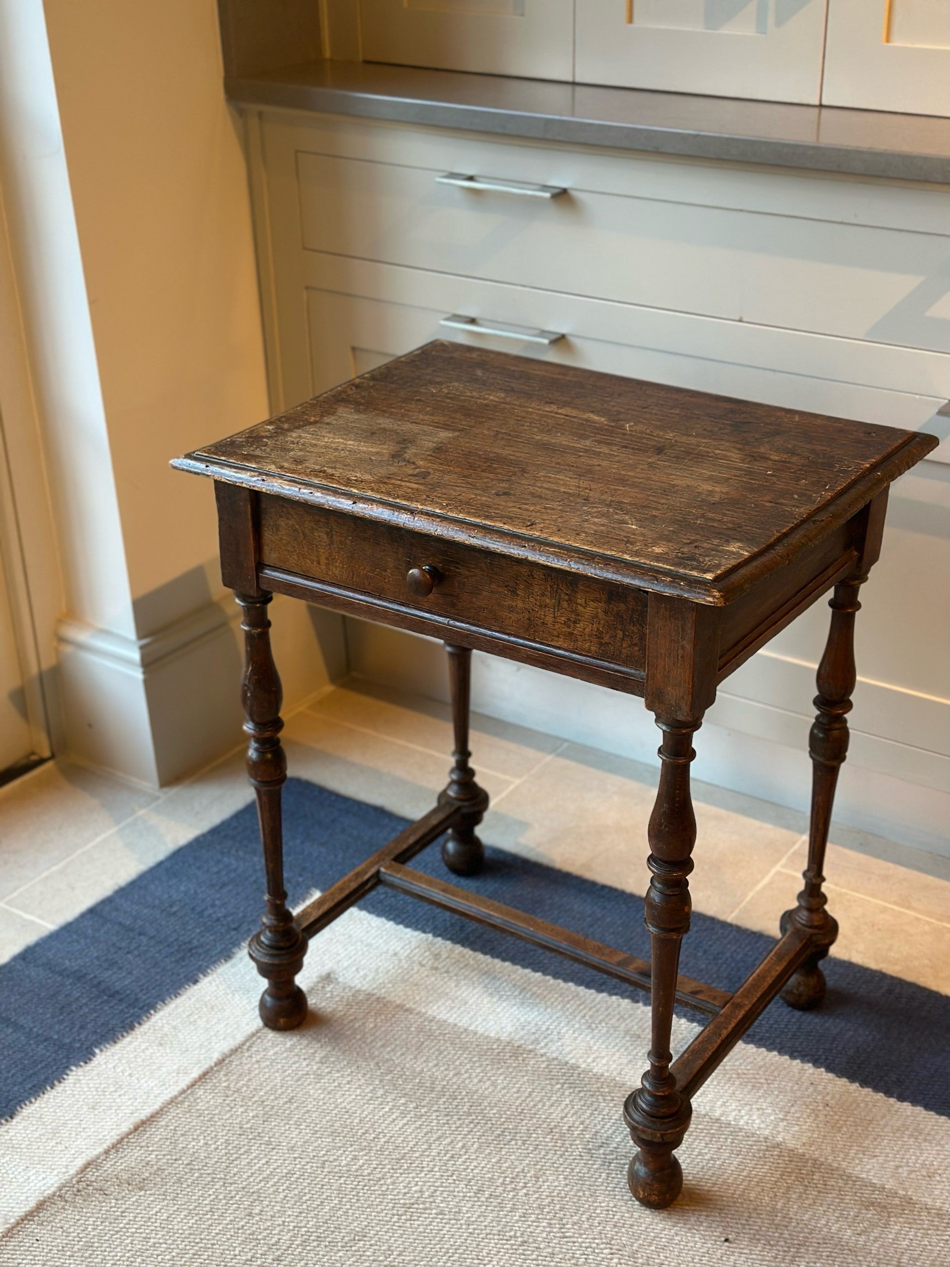 French Oak Side Table