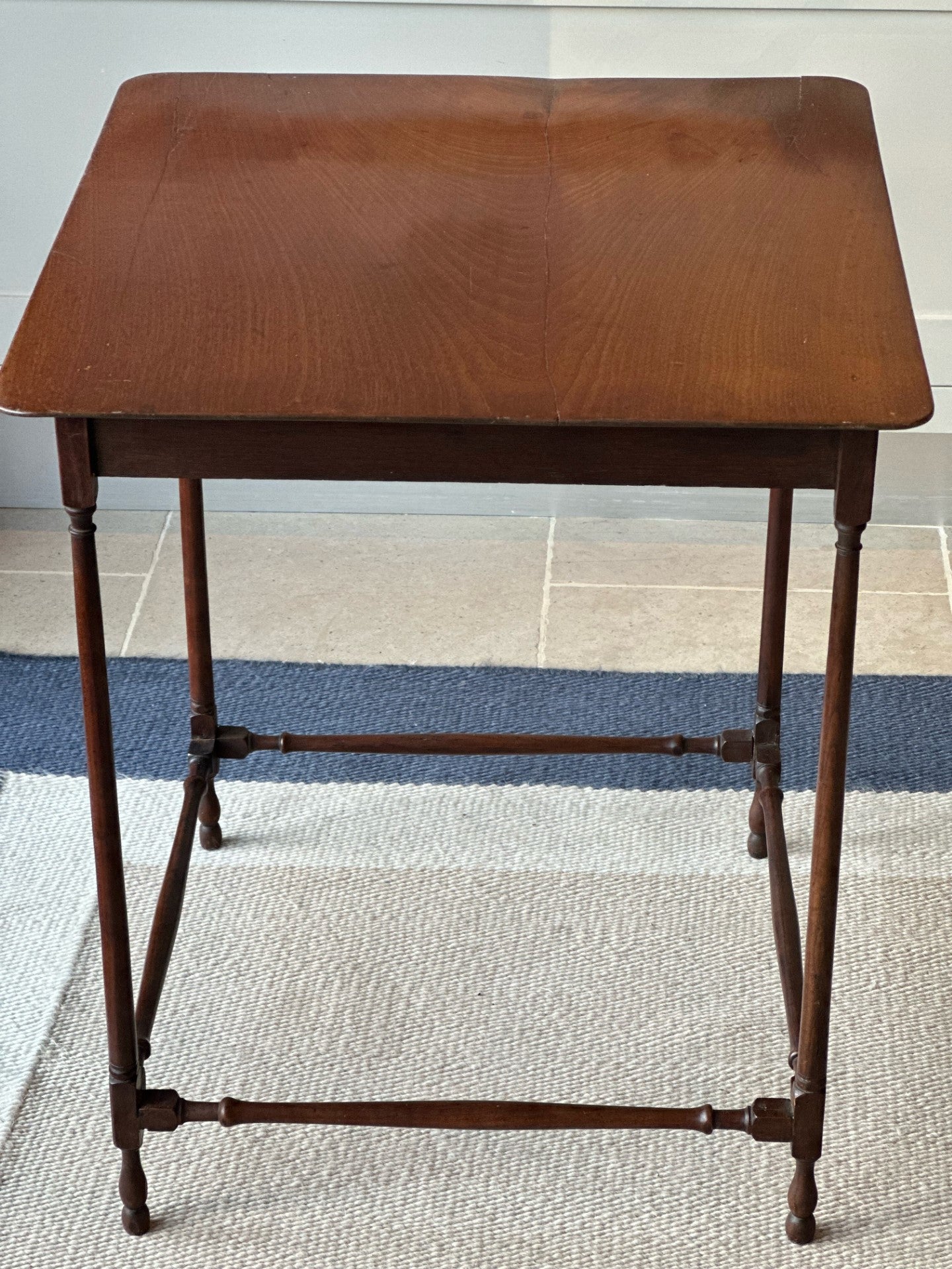 Super Slimline Georgian Mahogany Side Table