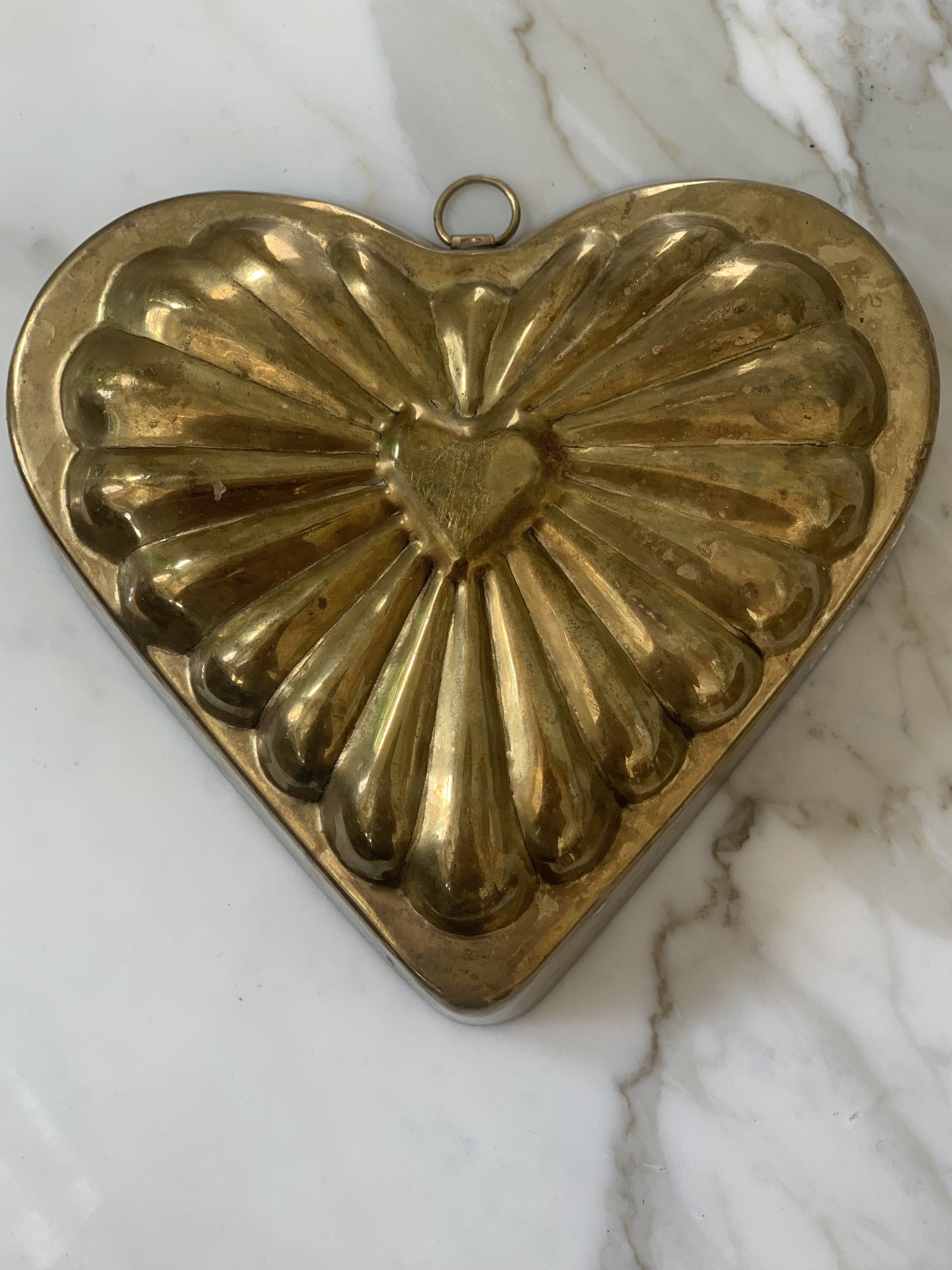 Six Metal Heart Moulds