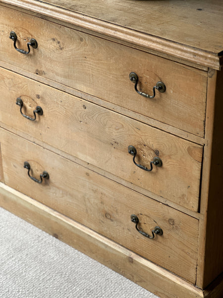 Small Vintage Pine Chest of Drawers