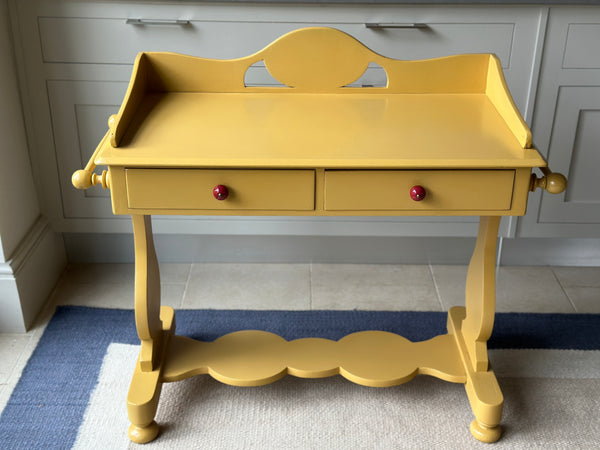 Vintage Pine Washstand in F&B Indian Yellow