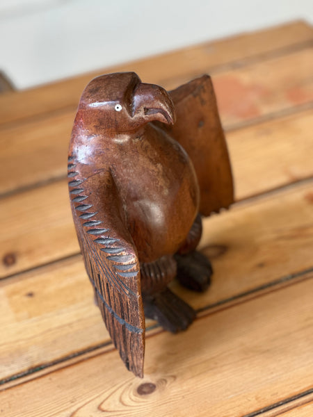 Vintage Naive Carved Eagle (large bird)