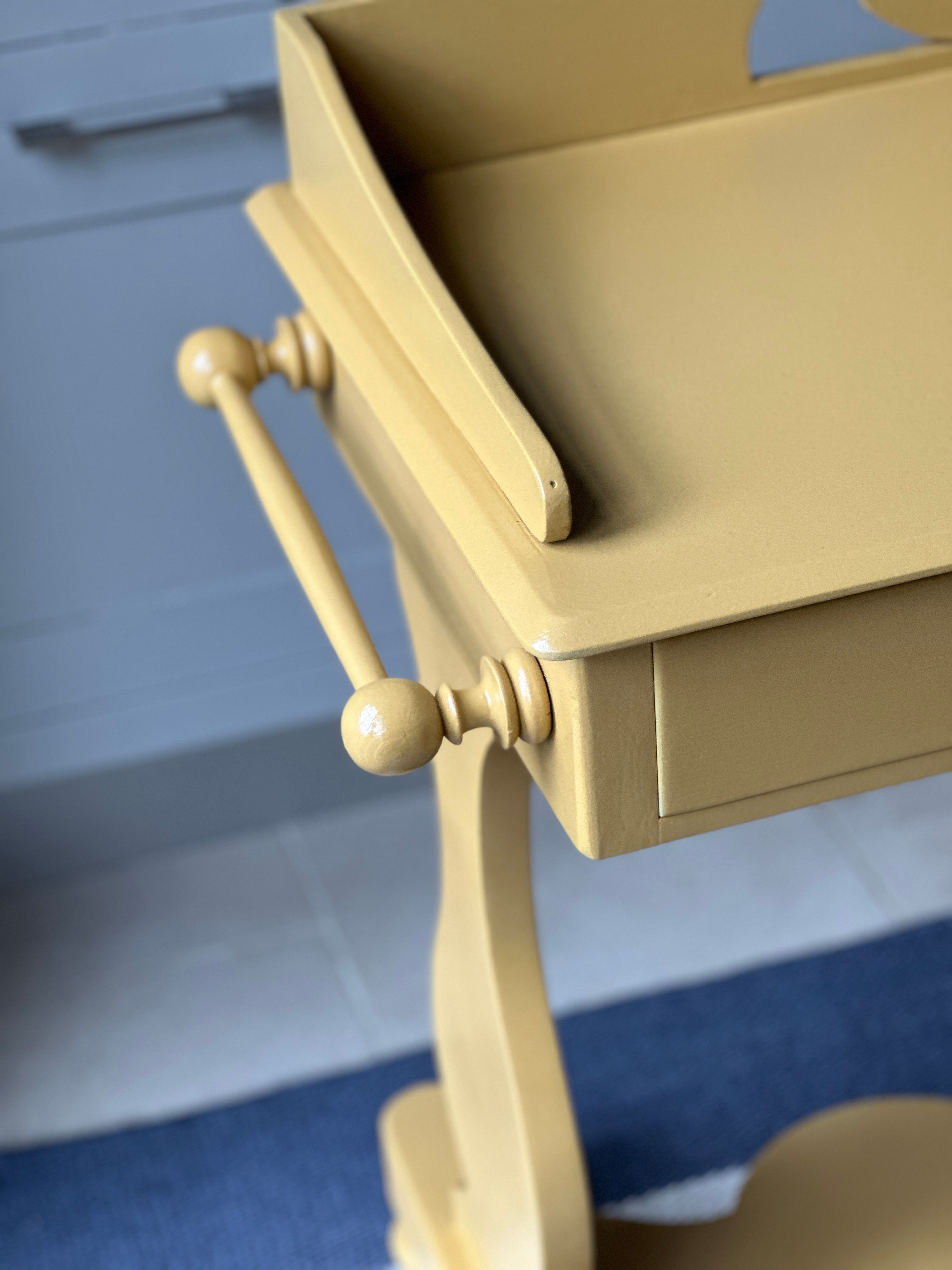 Vintage Pine Washstand in F&B Indian Yellow