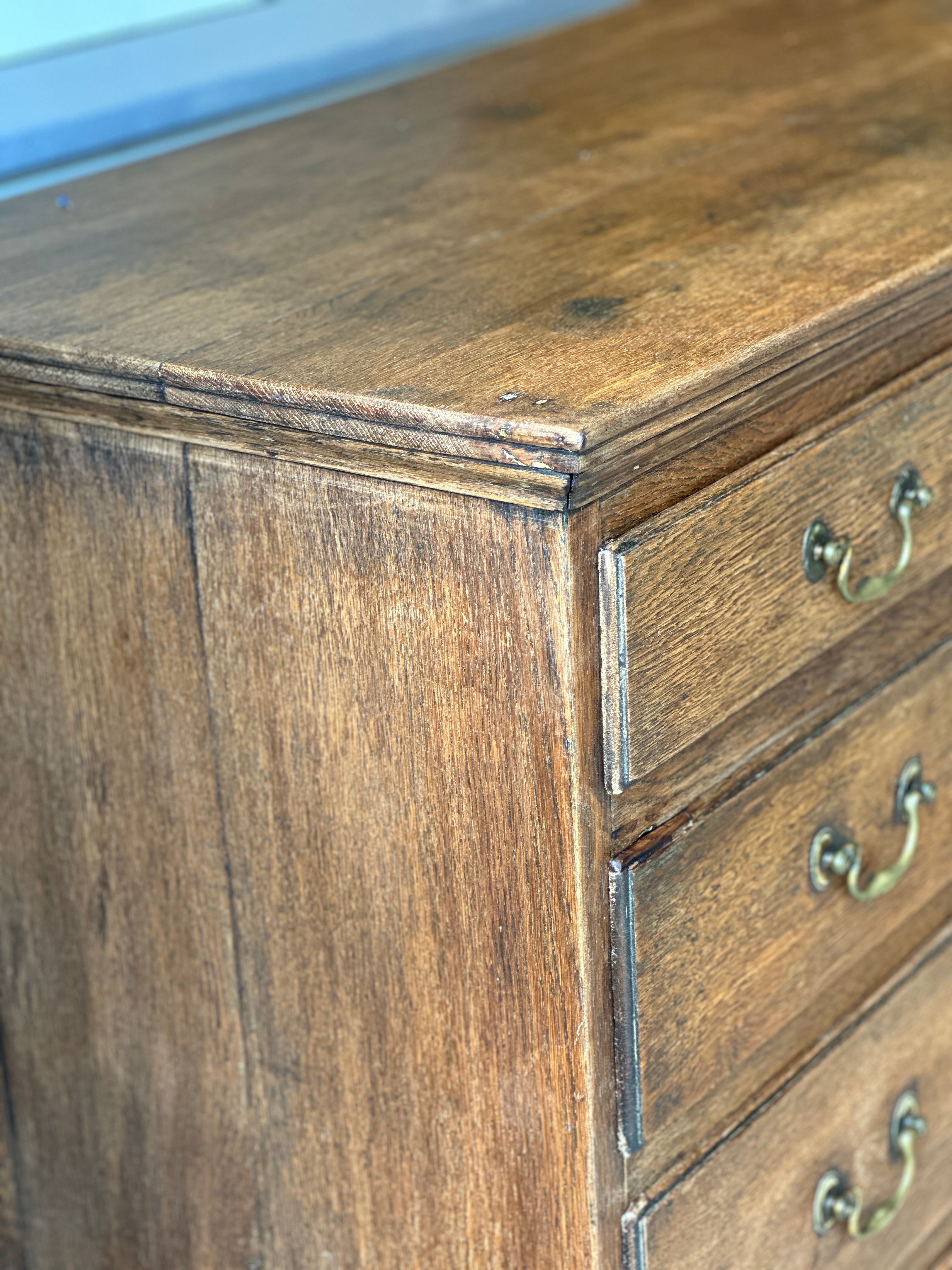 A Large Oak Chest of Drawers