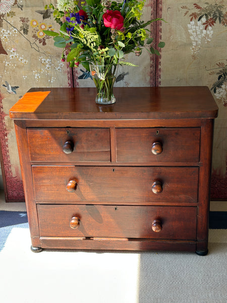 Small Mahogany Chest of Drawers