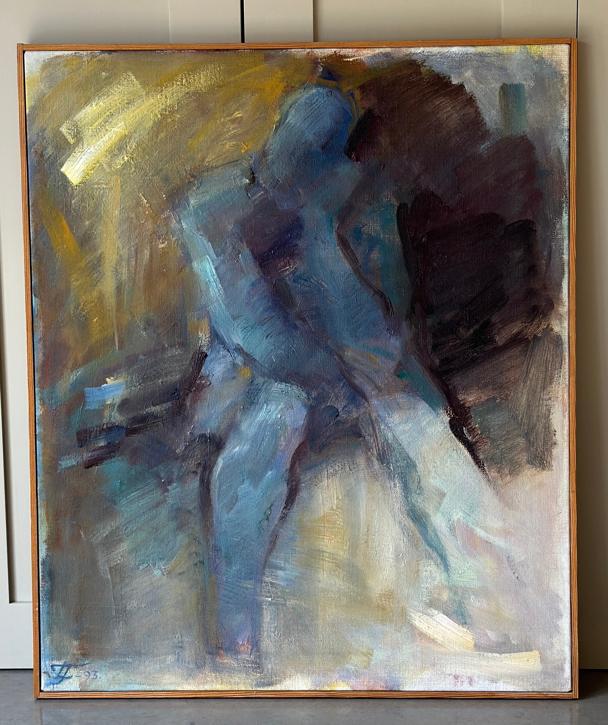 Blue Nude by Swedish Artist Lis Timner