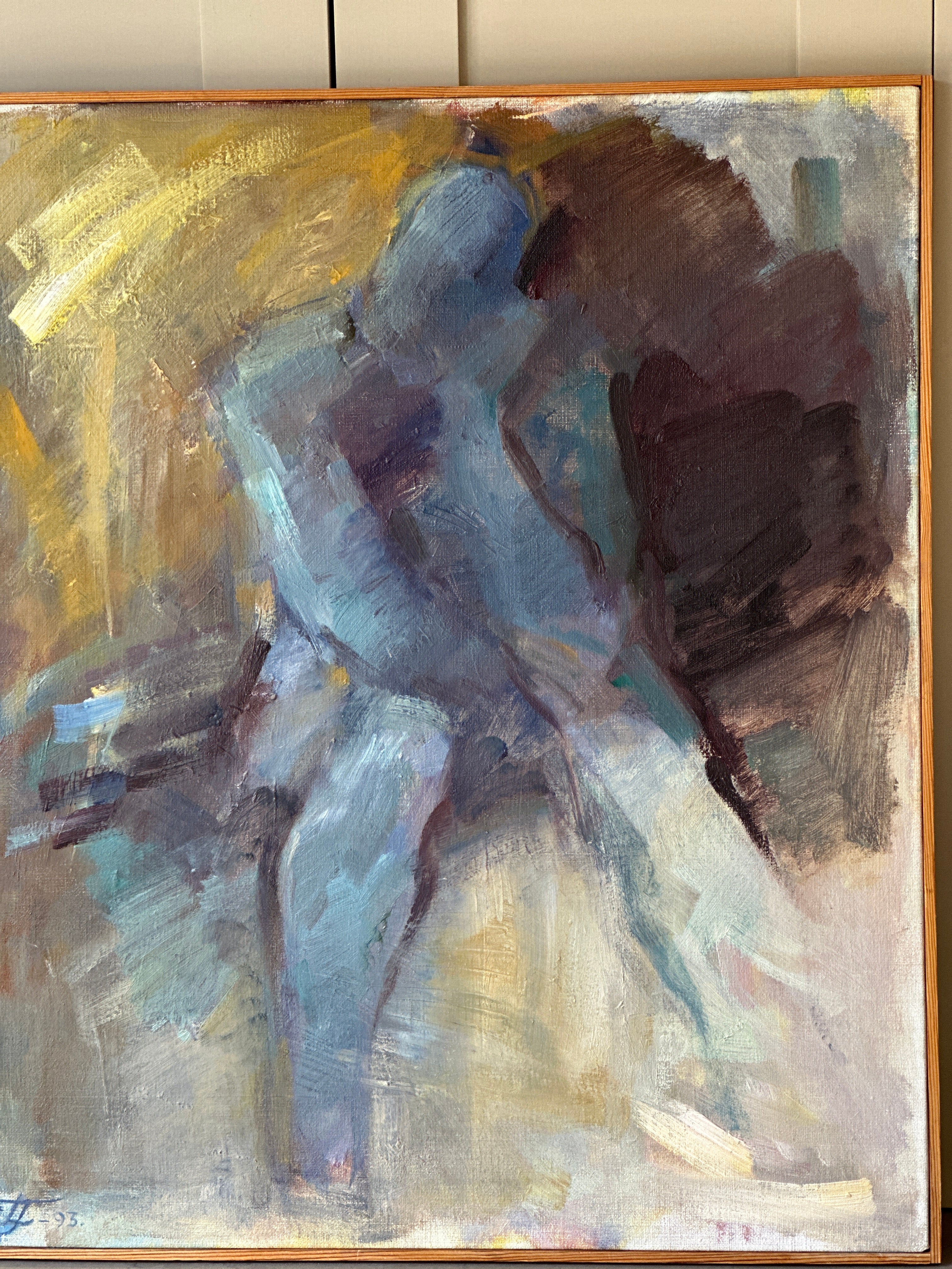 Blue Nude by Swedish Artist Lis Timner