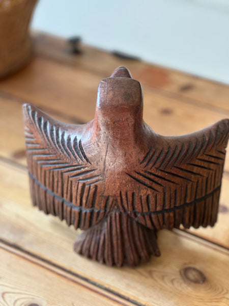 Vintage Naive Carved Eagle (large bird)