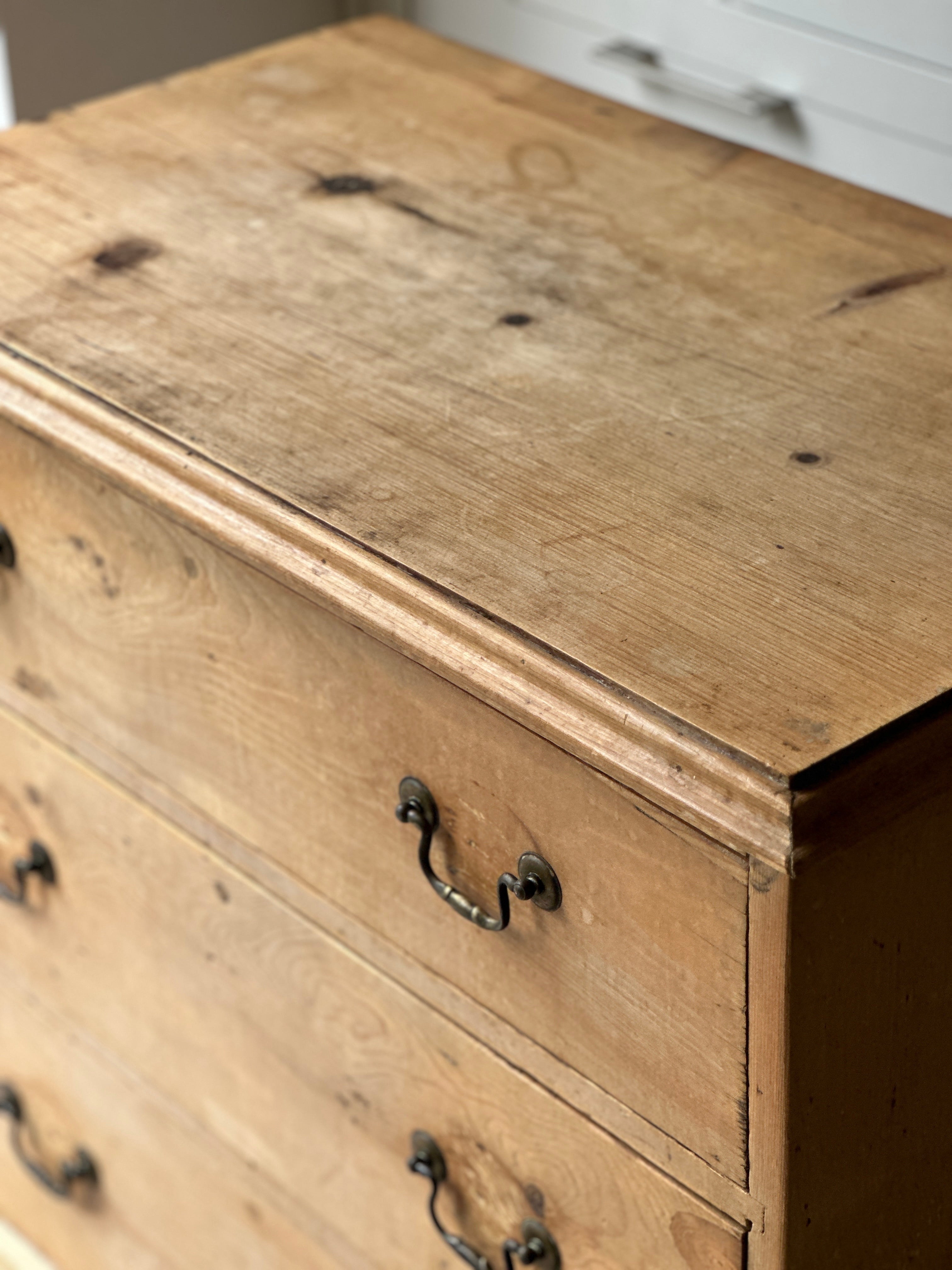 Small Vintage Pine Chest of Drawers