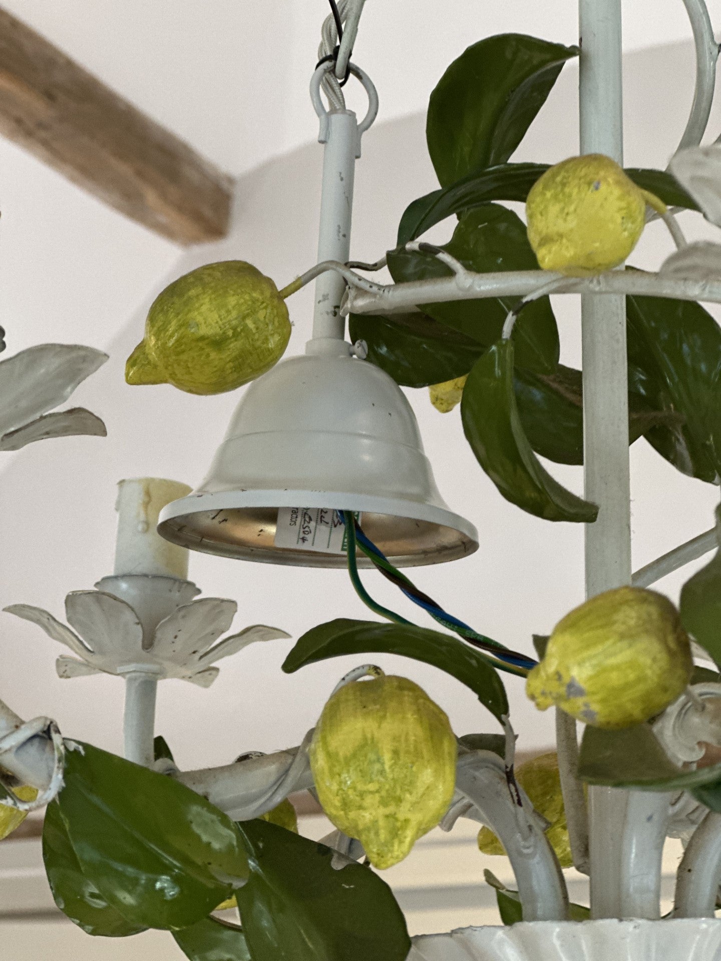 Lemon Toleware Chandelier